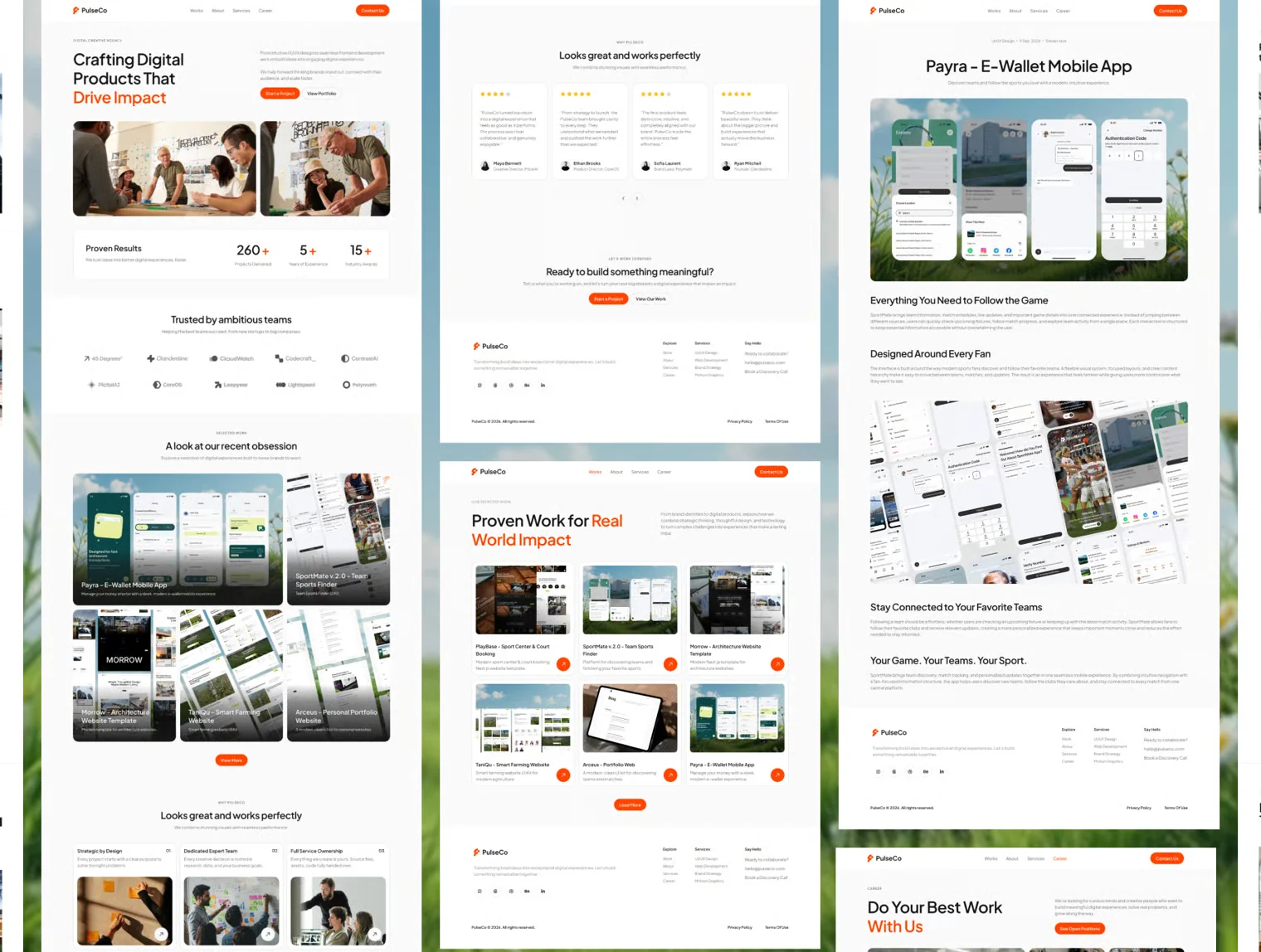 PulseCo - Creative Agency Website 4