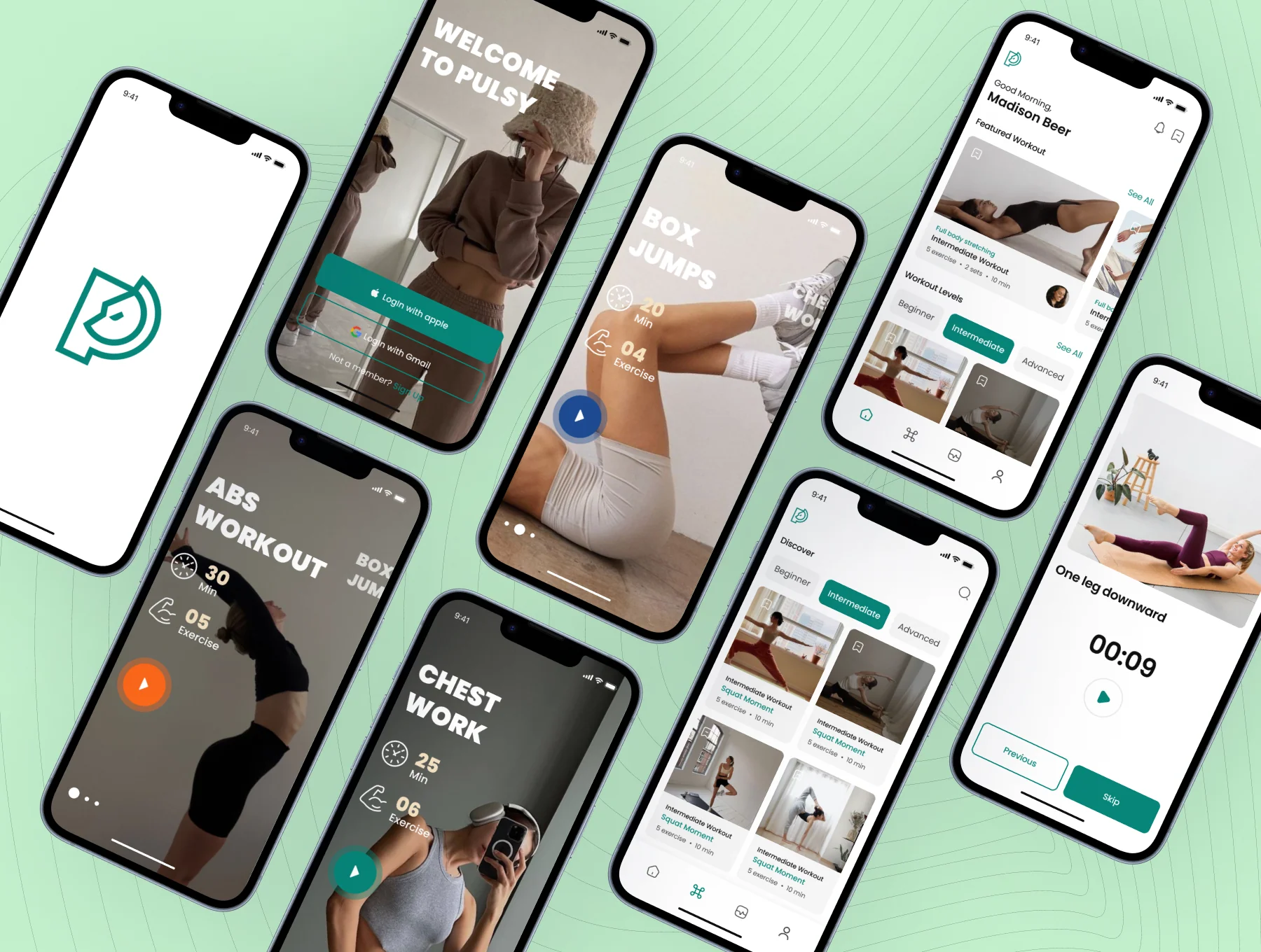Pulsy - Fitness & Workout App UI Kit 6