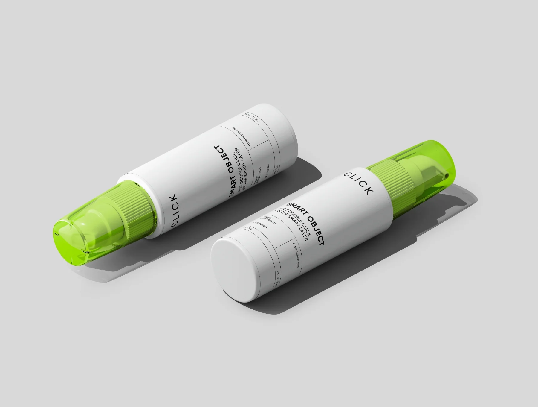 Pump Bottle Mockup Set 2