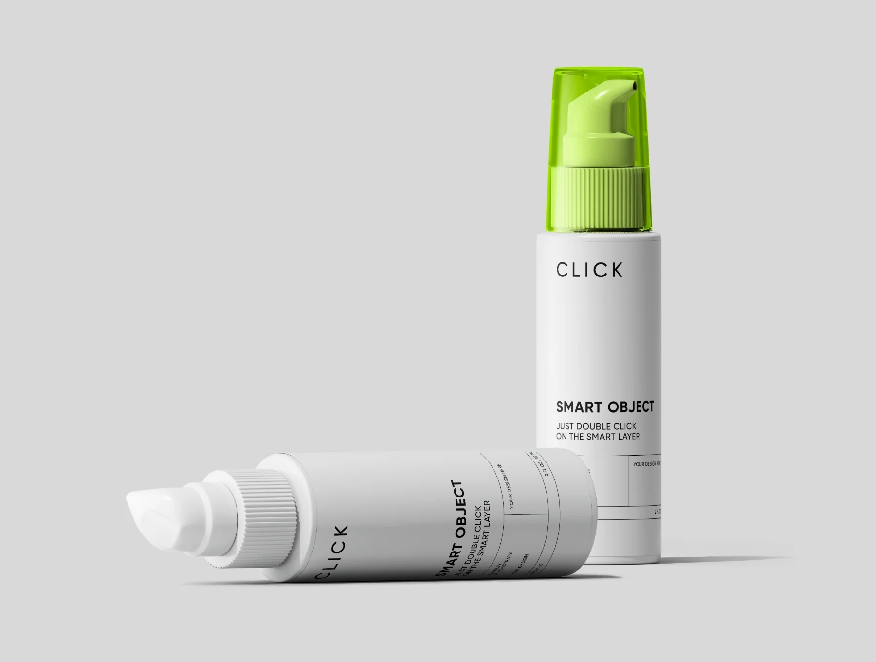 Pump Bottle Mockup Set 5