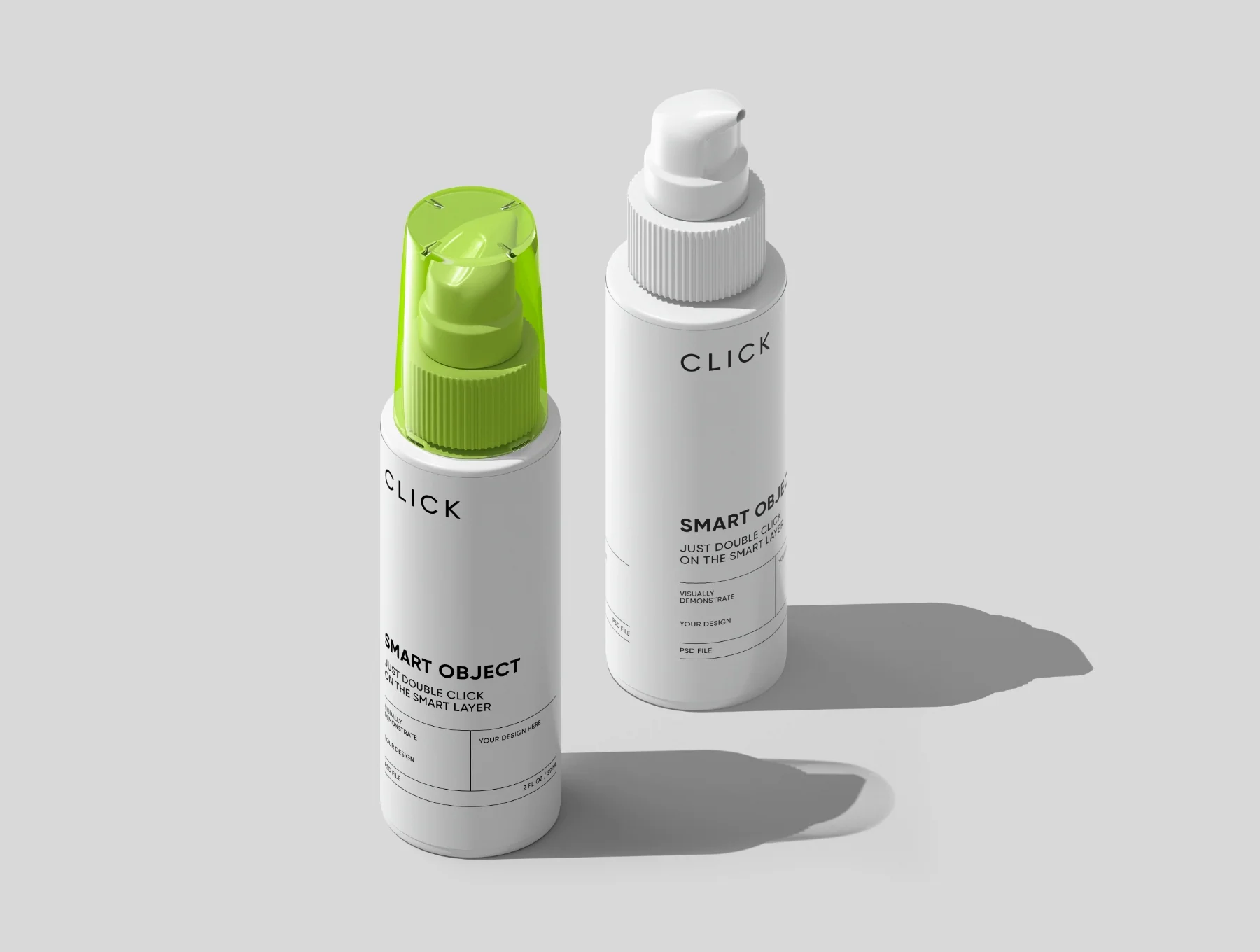 Pump Bottle Mockup Set 6