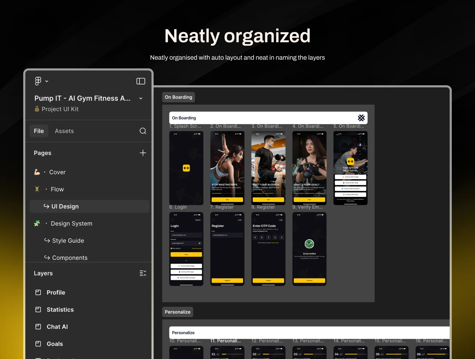 Pumpit - AI Gym Fitness App UI Kit 4