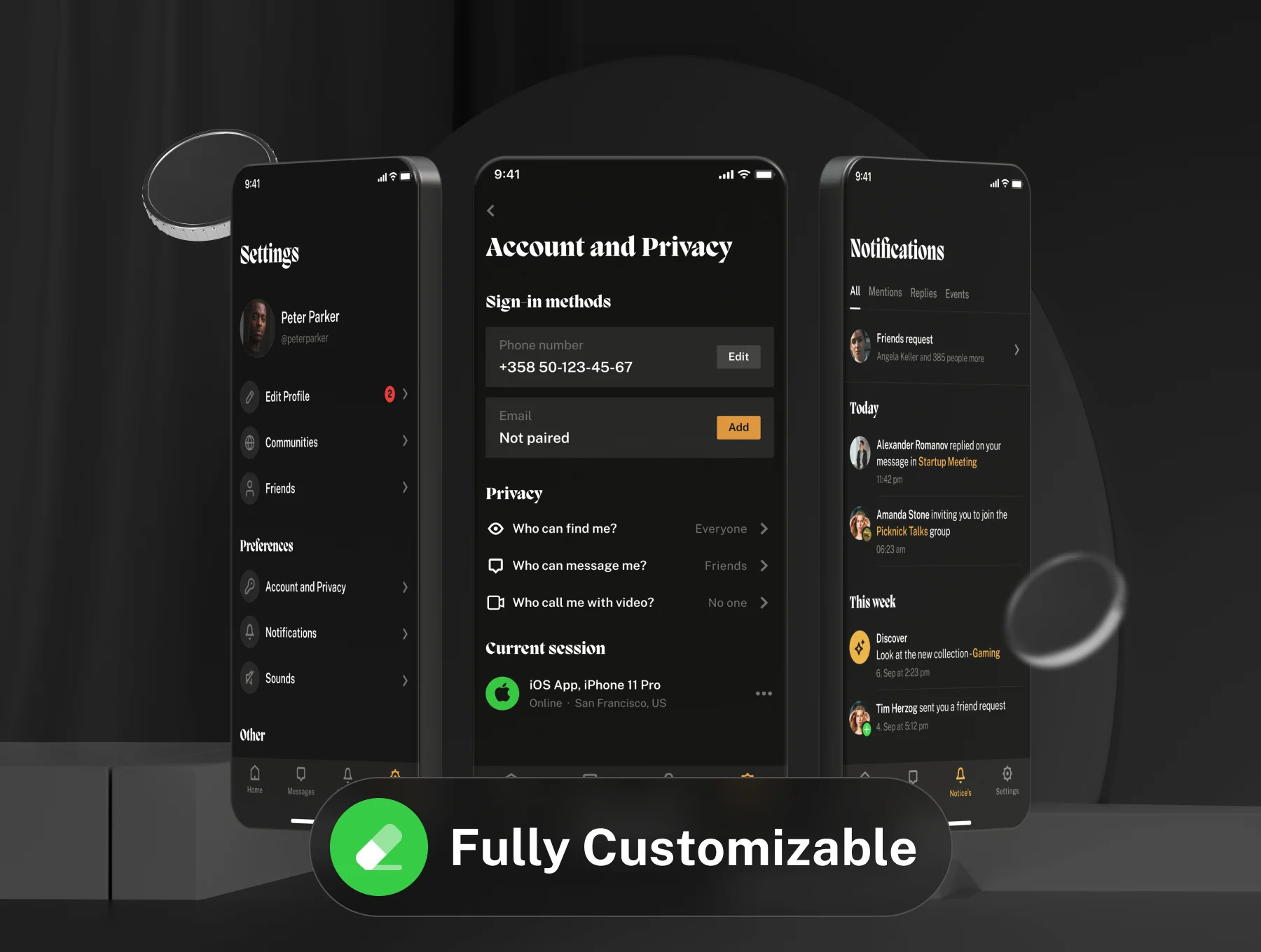 Pure - Messaging UI Kit for Figma 3