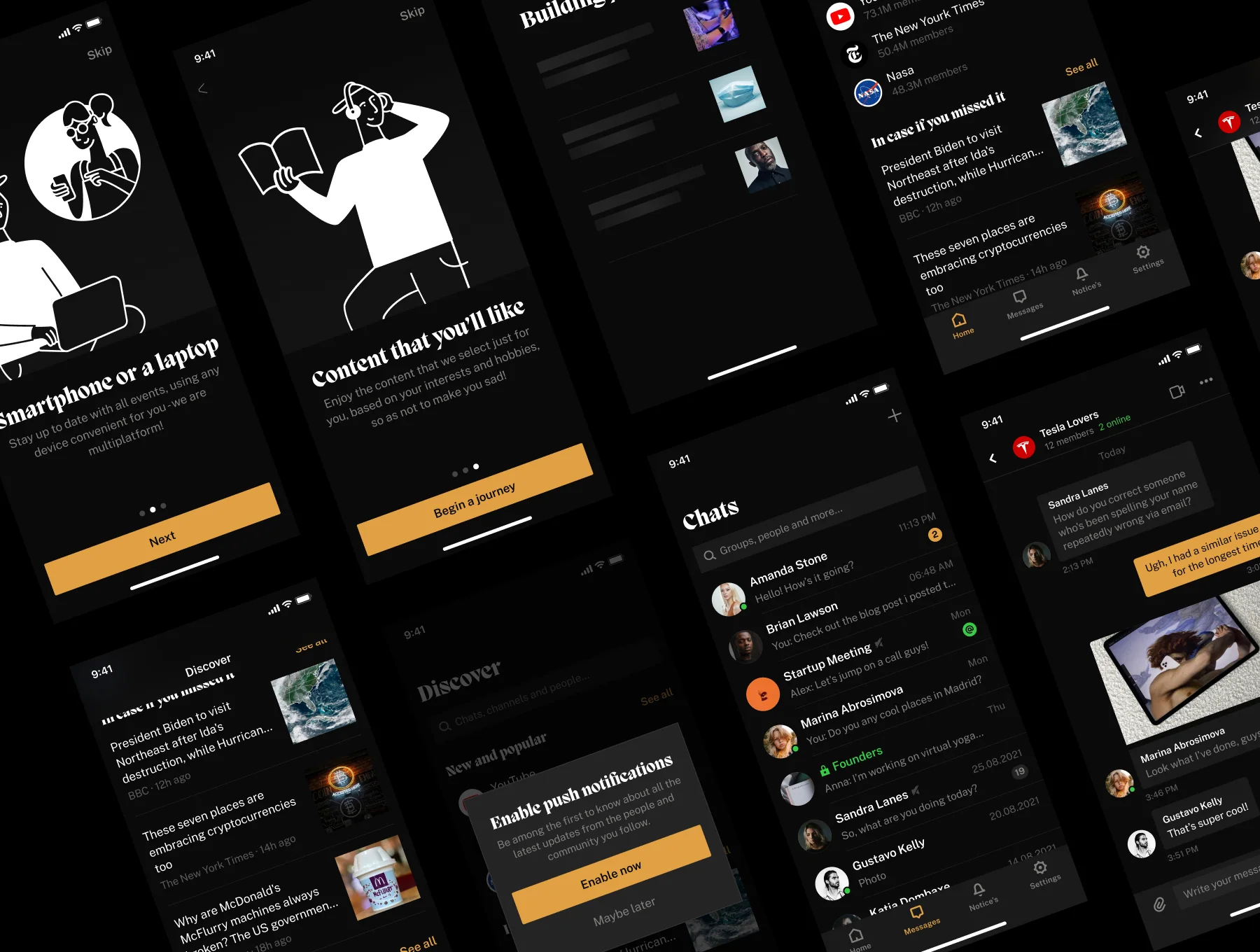 Pure - Messaging UI Kit for Figma 5