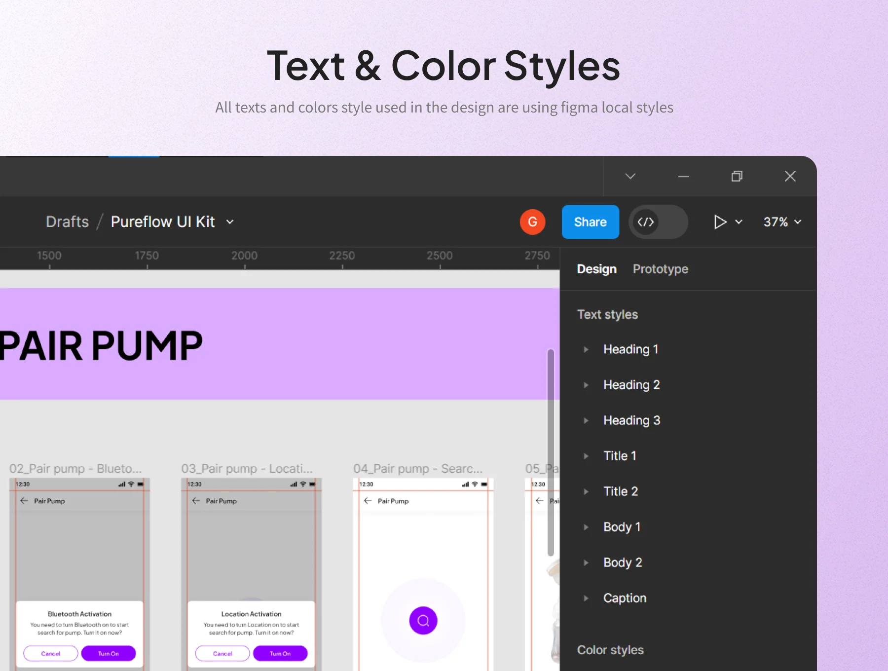 Pureflow - Breast Pump App UI Kit 4