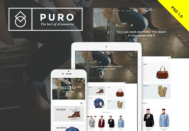 Puro Ecommerce PSD
