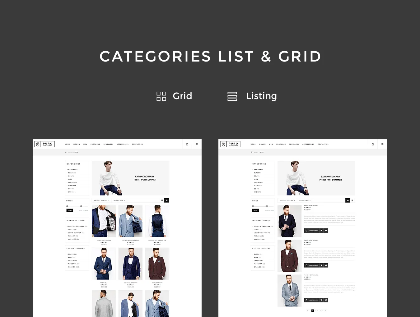 Puro Ecommerce PSD 4