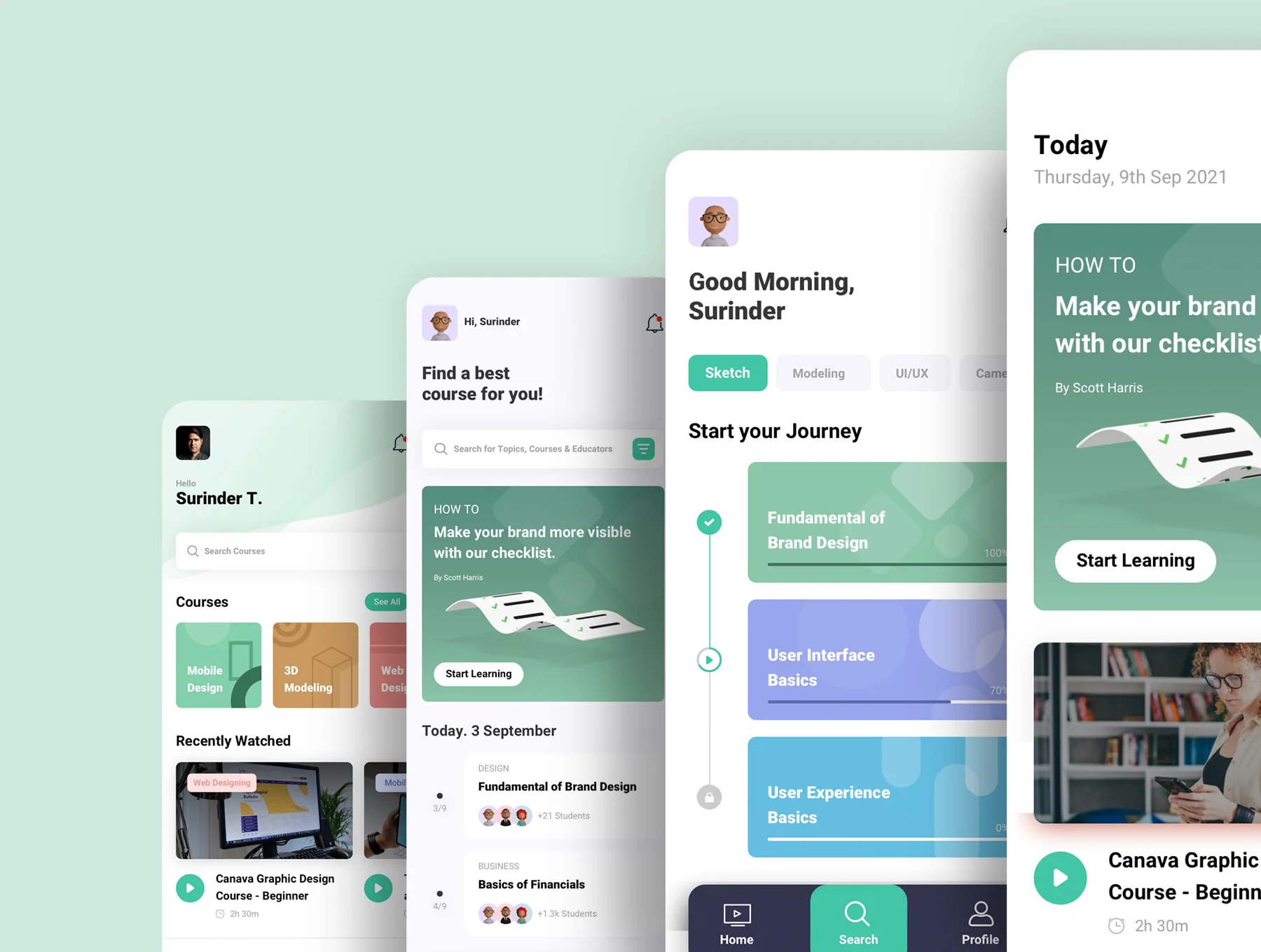 Purpose - Distance Learning App Template