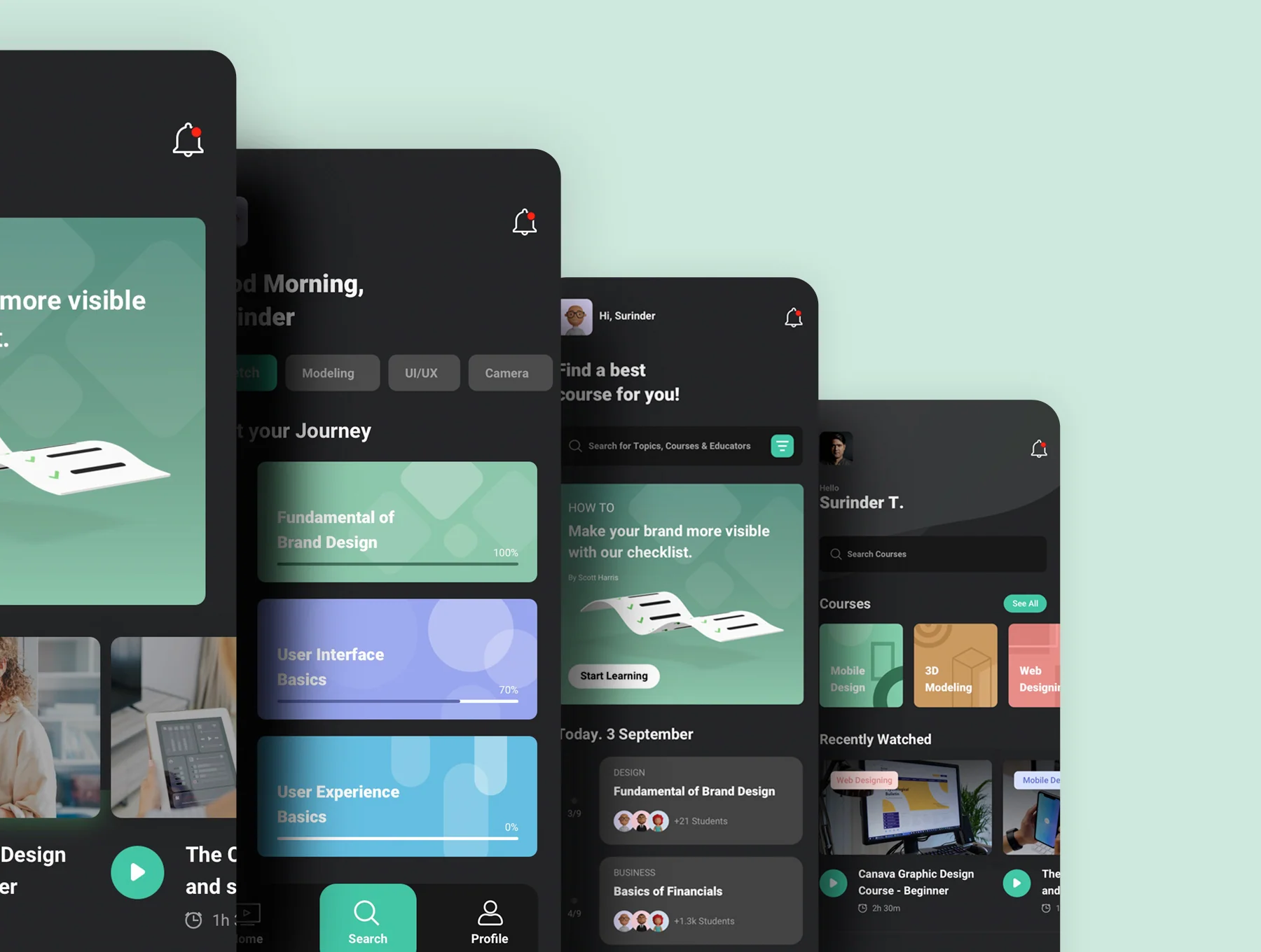 Purpose - Distance Learning App Template 2