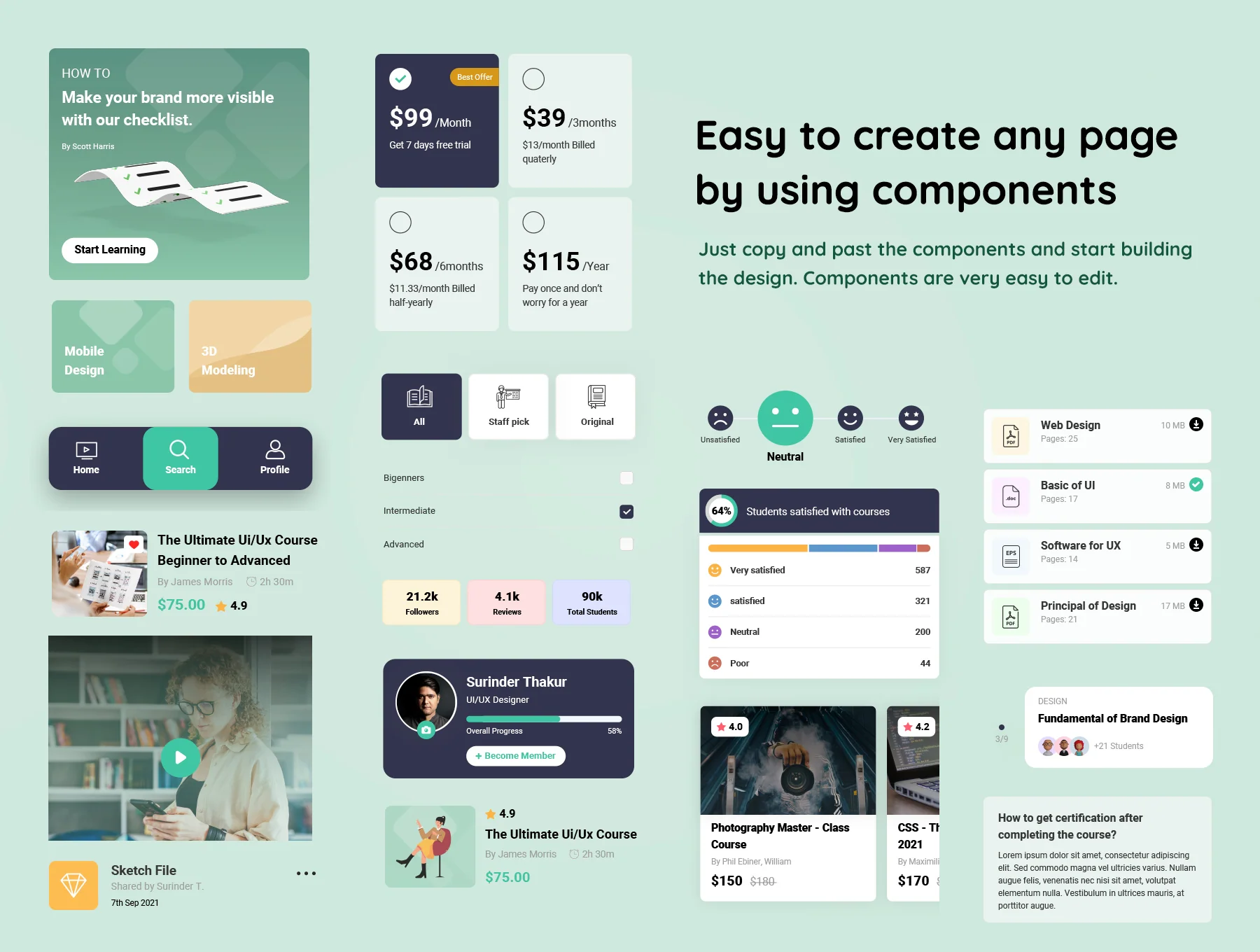 Purpose - Distance Learning App Template 5