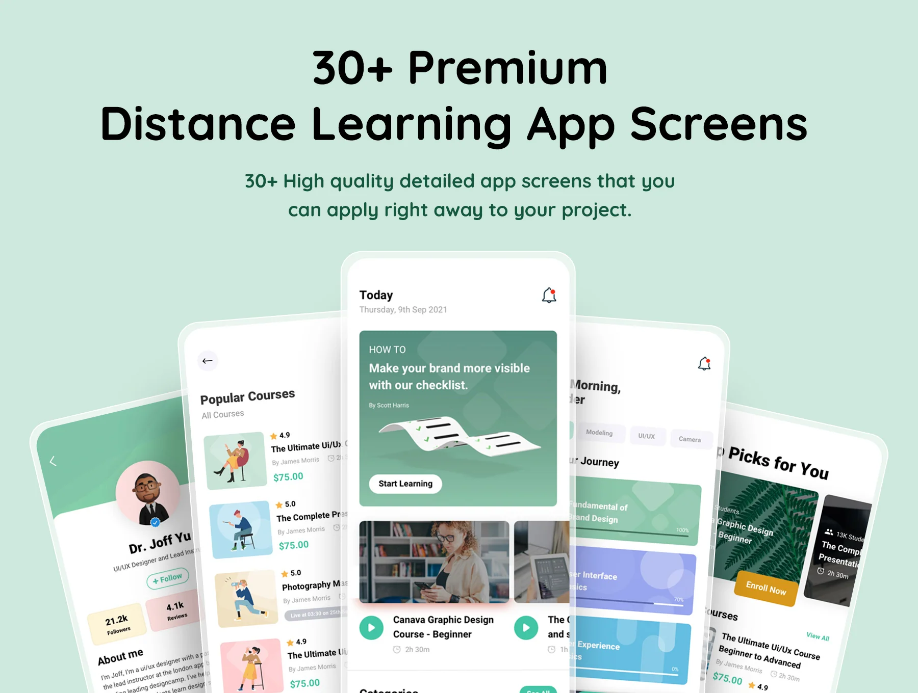 Purpose - Distance Learning App Template 7