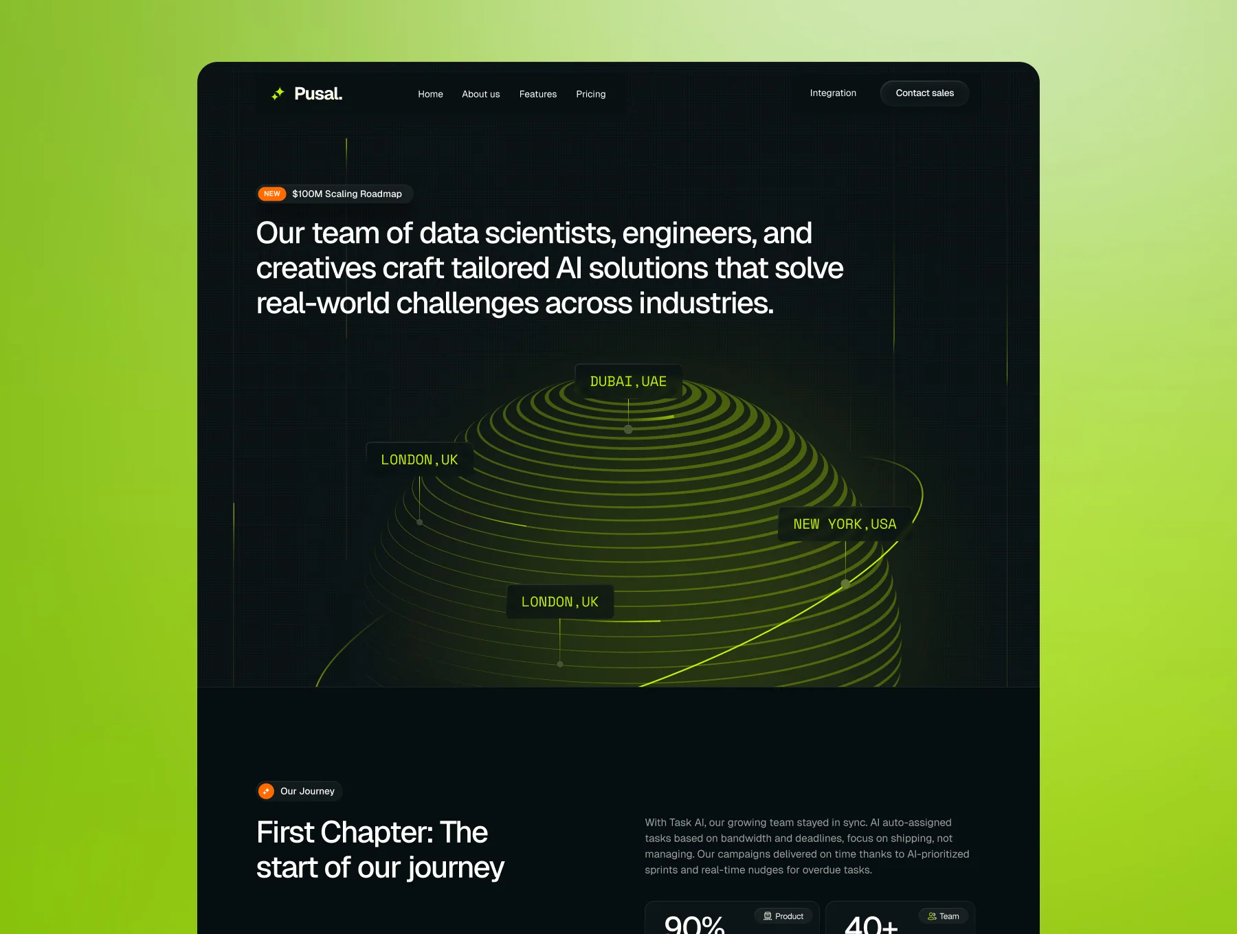 Pusal. Technology  & Saas Website Design 4