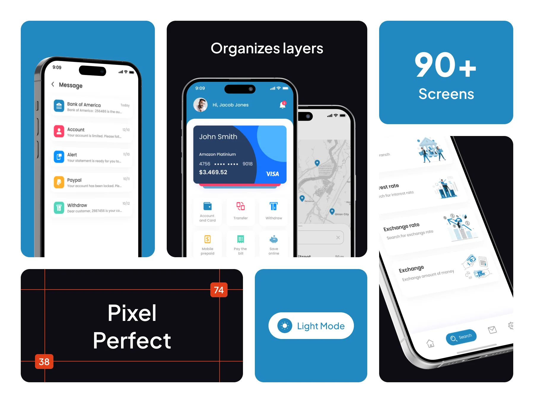 QBank - Banking & Money Management App UI Kit 2