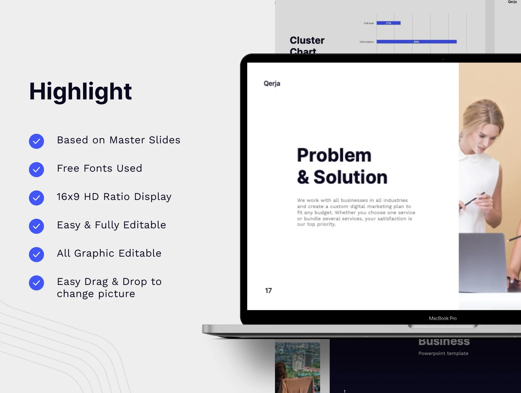 Qerja - Business Presentation Template 4