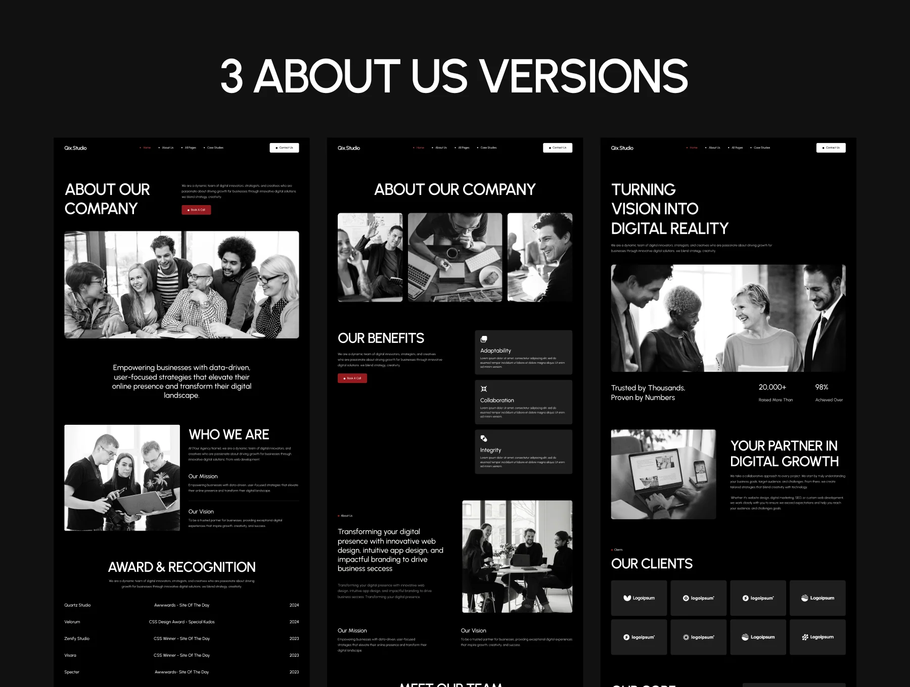 Qix - Agency Template 3