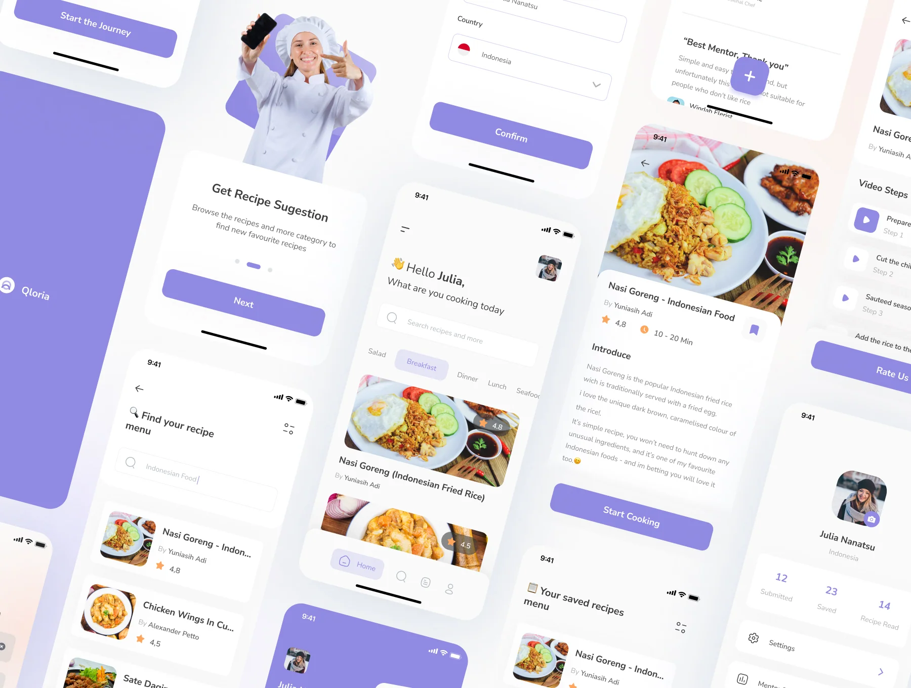 Qlorian - Recipe Food App Ui Kit 5