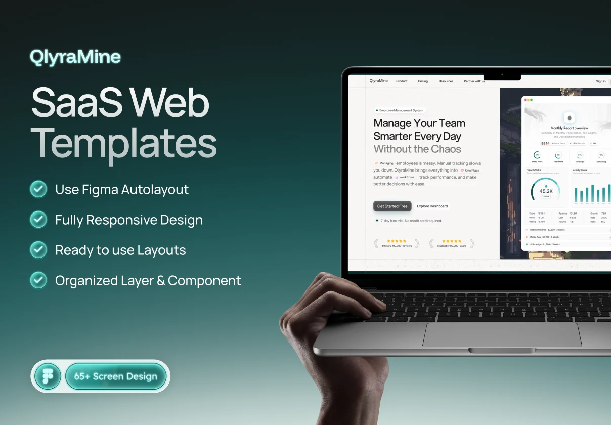 QlyraMine - SaaS Web Templates