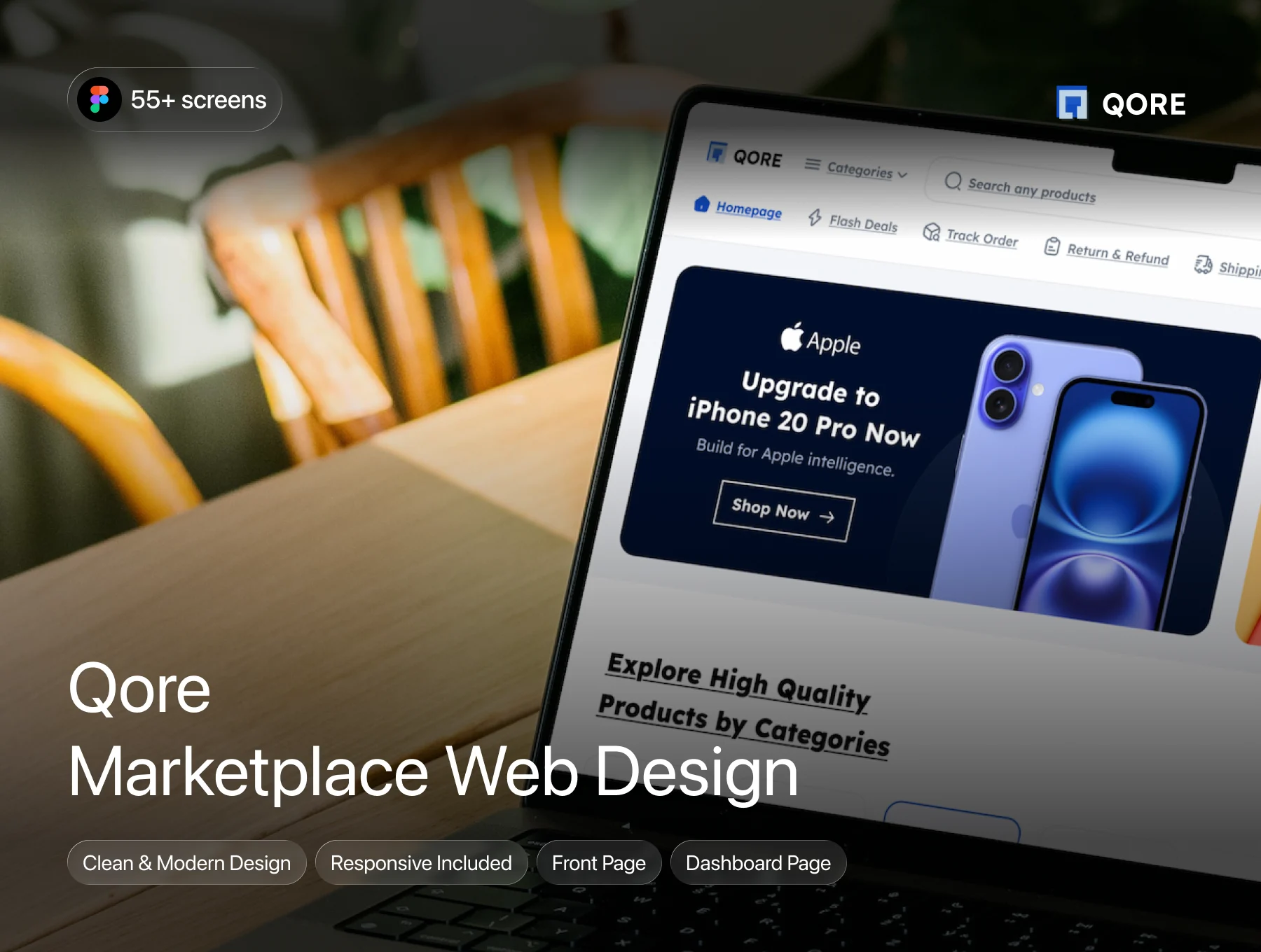 Qore - Marketplace Web Design