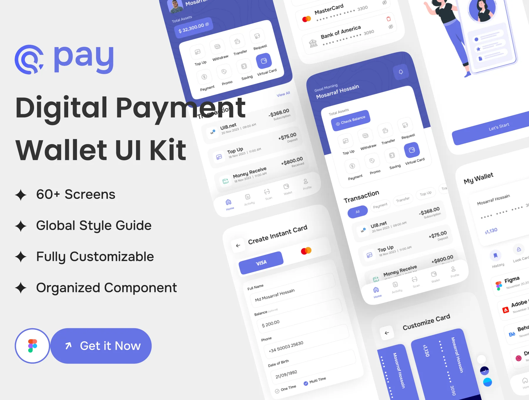 Qpay-Digital Payment Wallet UI Kit