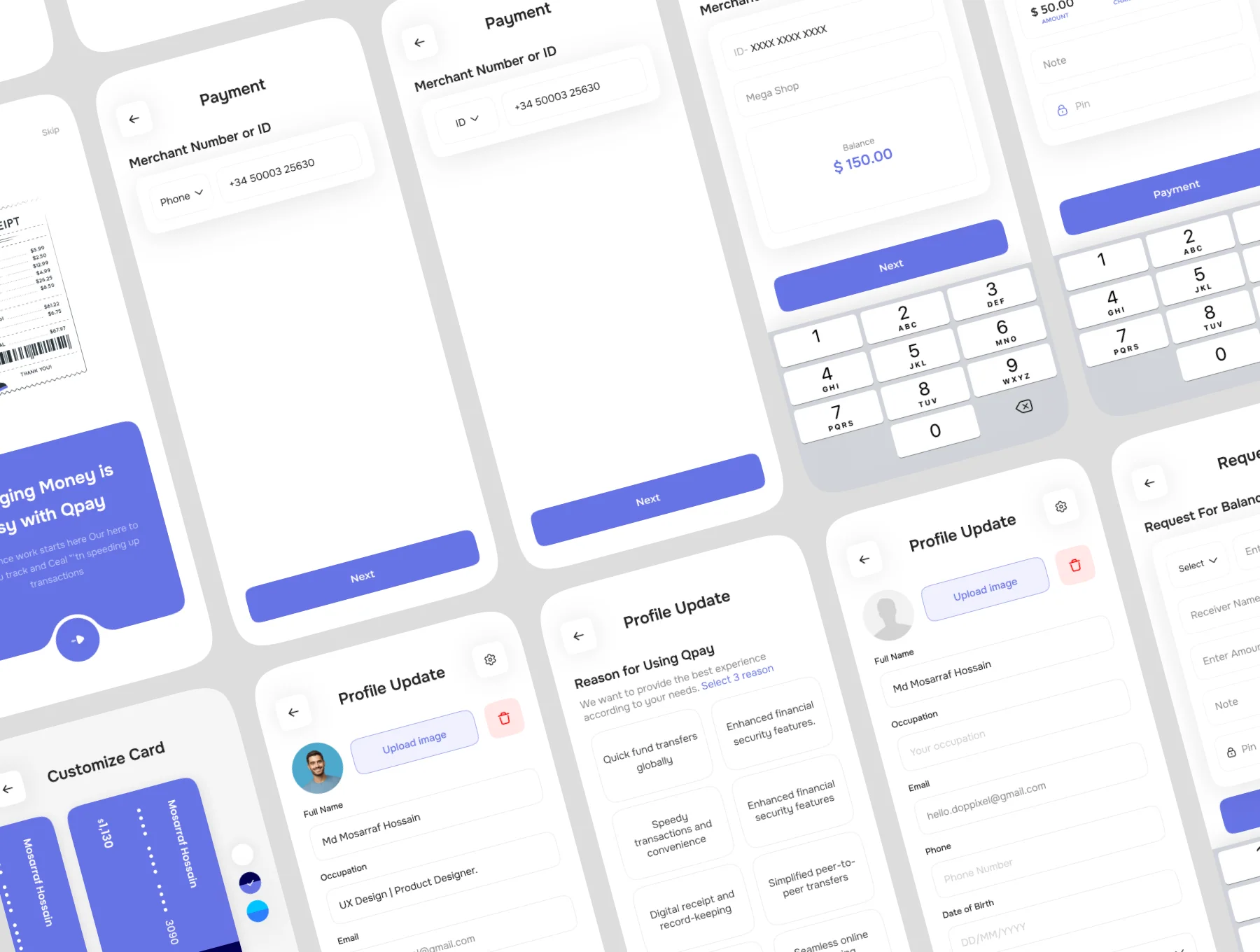 Qpay-Digital Payment Wallet UI Kit 6