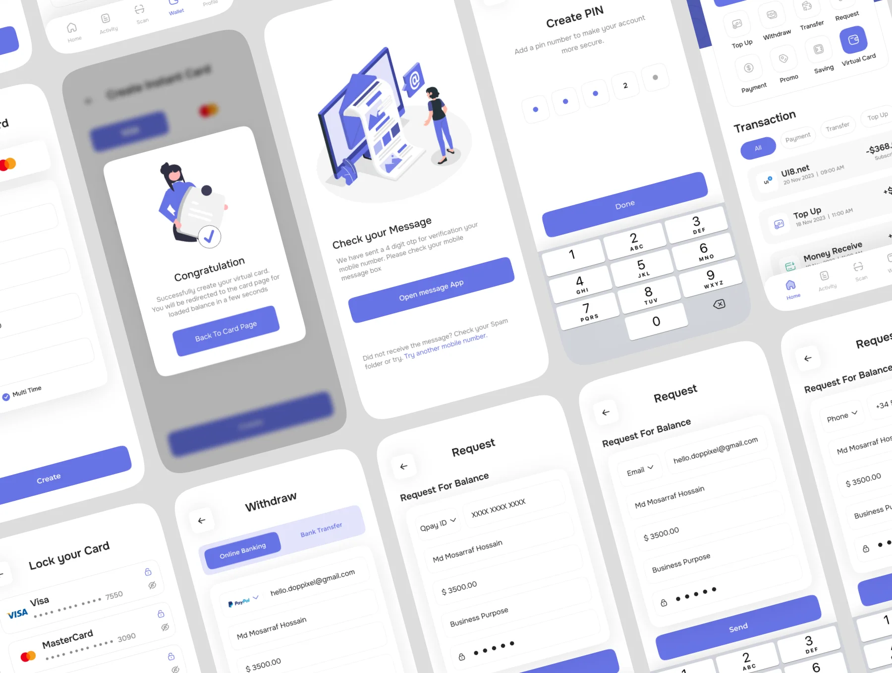 Qpay-Digital Payment Wallet UI Kit 7