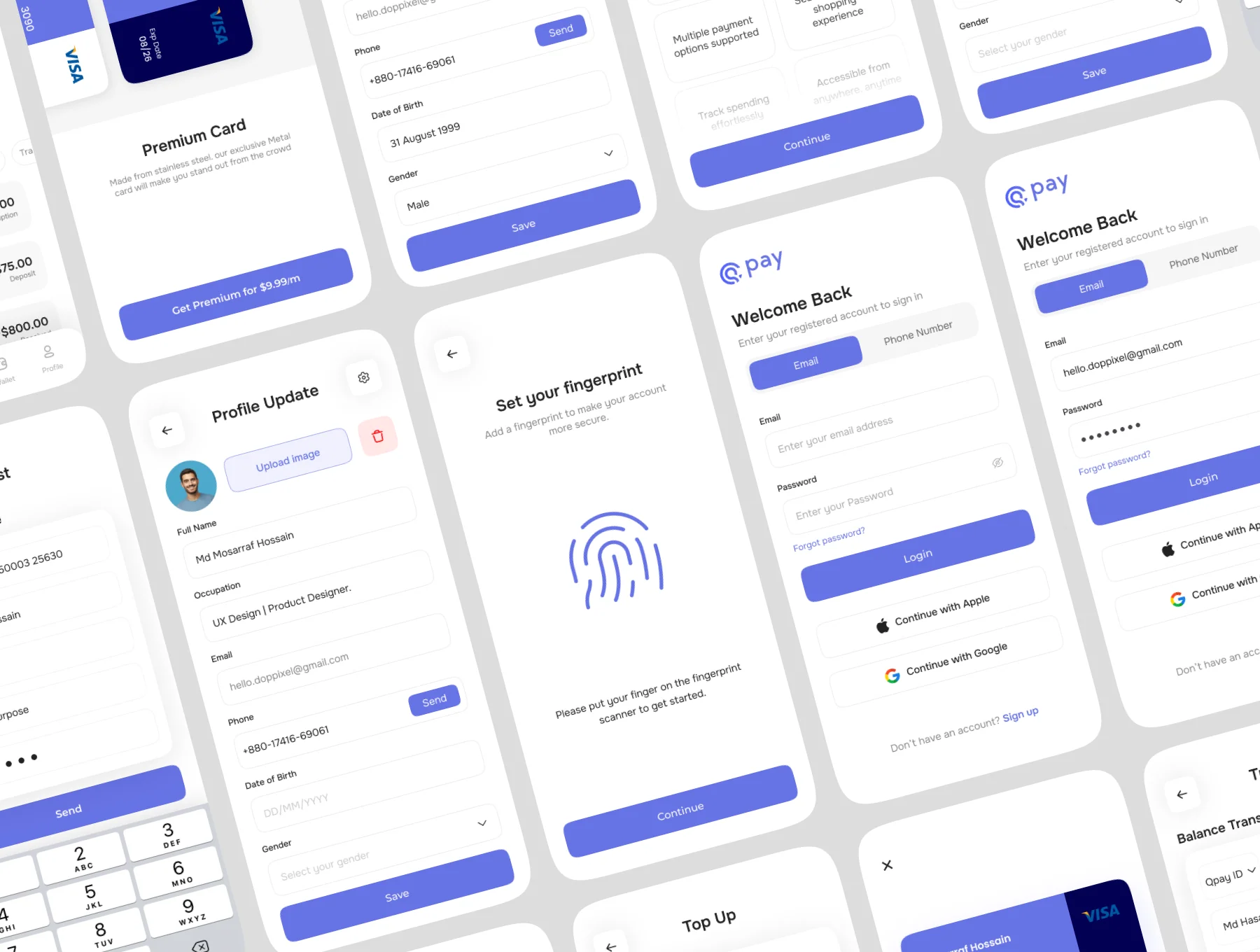 Qpay-Digital Payment Wallet UI Kit 8