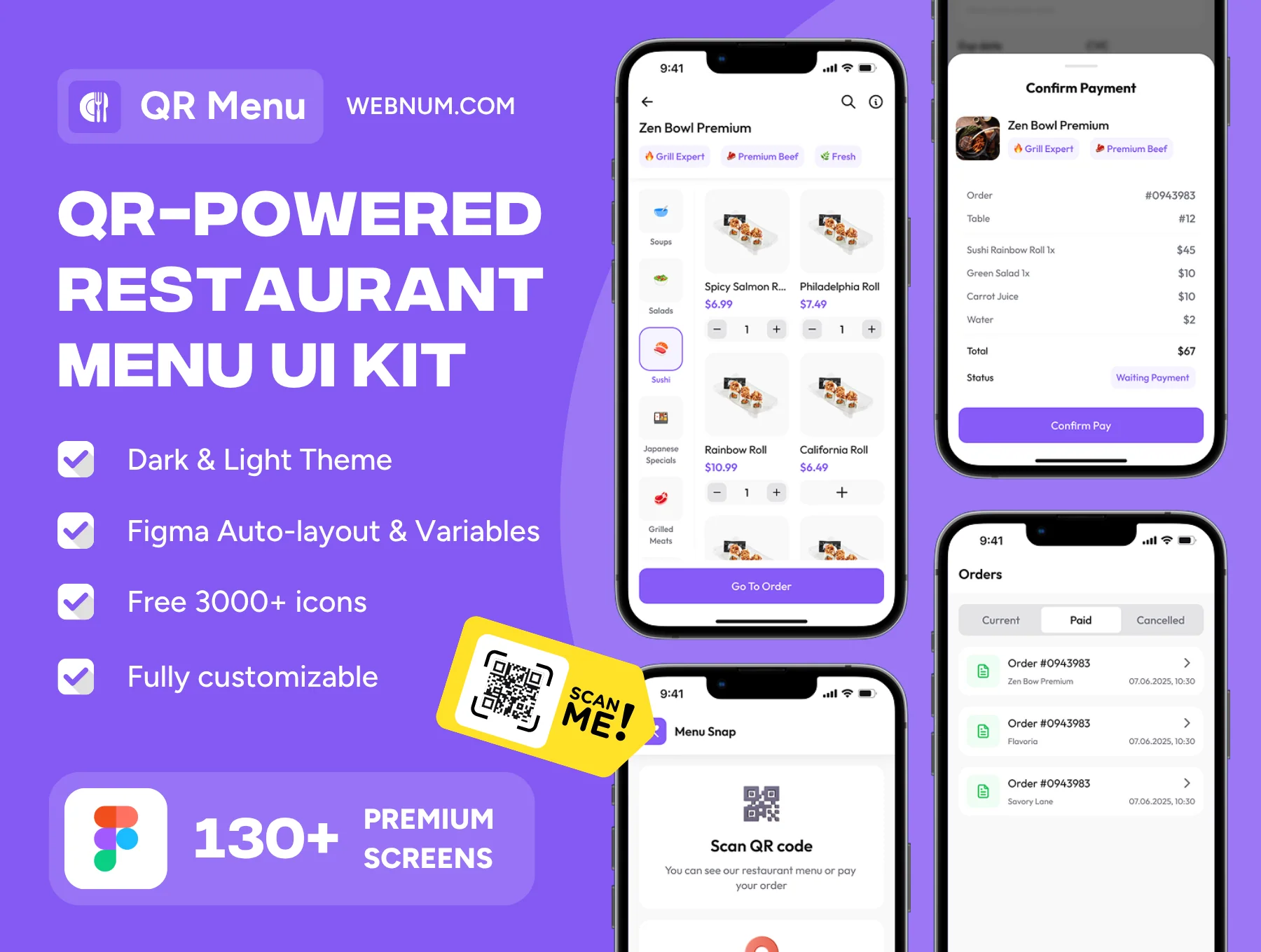 QR Menu - Restaurant Menu Ui Kit