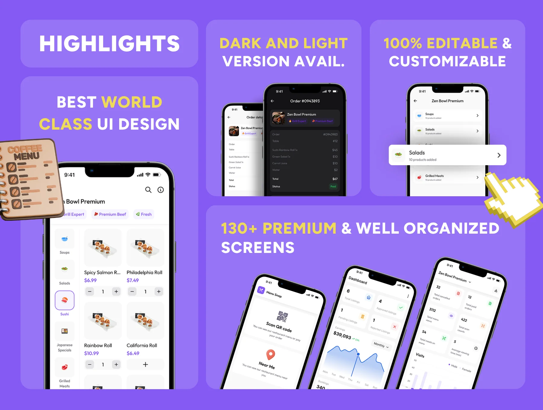 QR Menu - Restaurant Menu Ui Kit 2