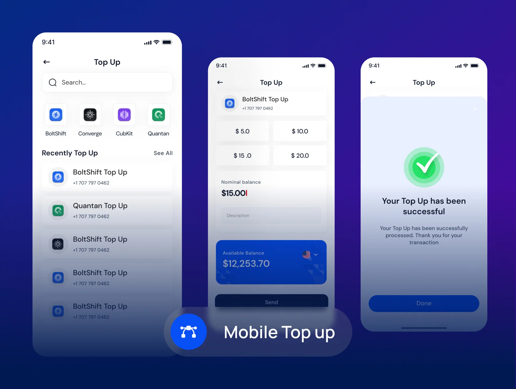 QraPay - E-Wallet Mobile App UI Kit 7