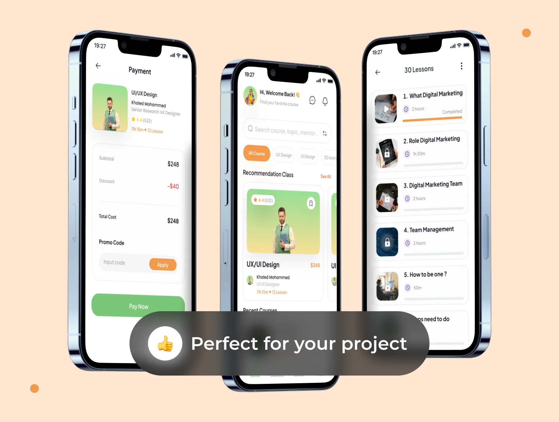 Qstudies - Online Course App UI Kit 5
