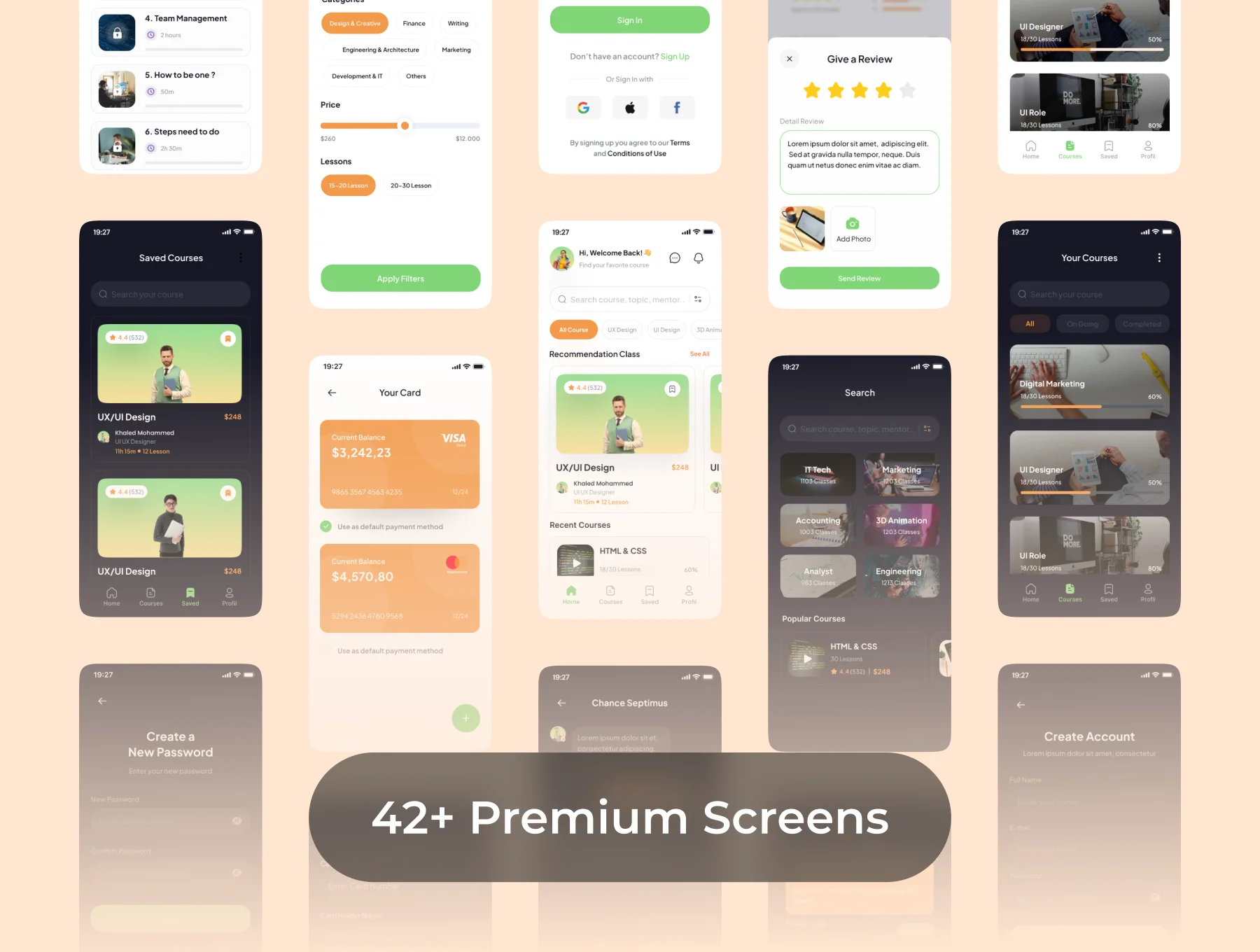 Qstudies - Online Course App UI Kit 6