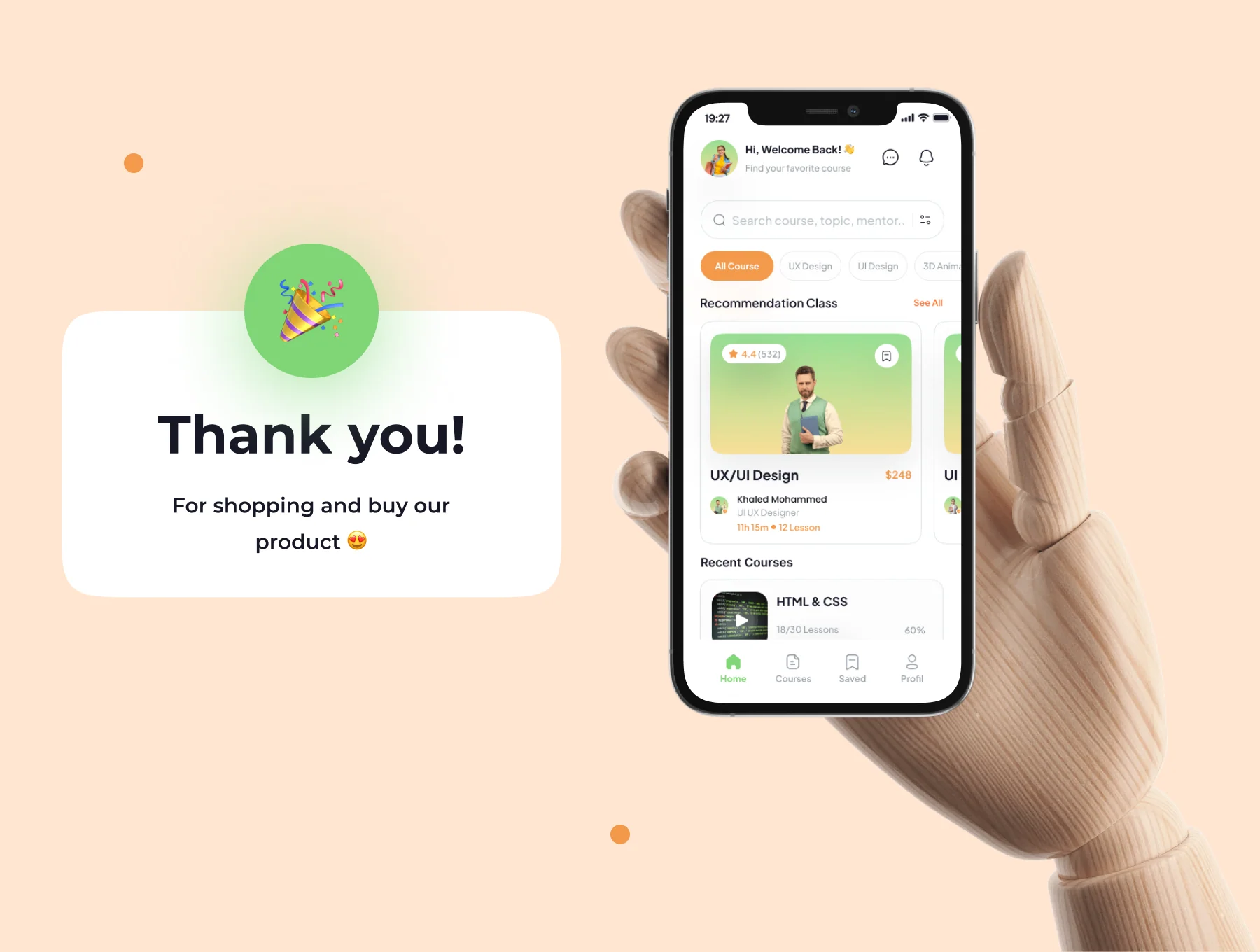 Qstudies - Online Course App UI Kit 8
