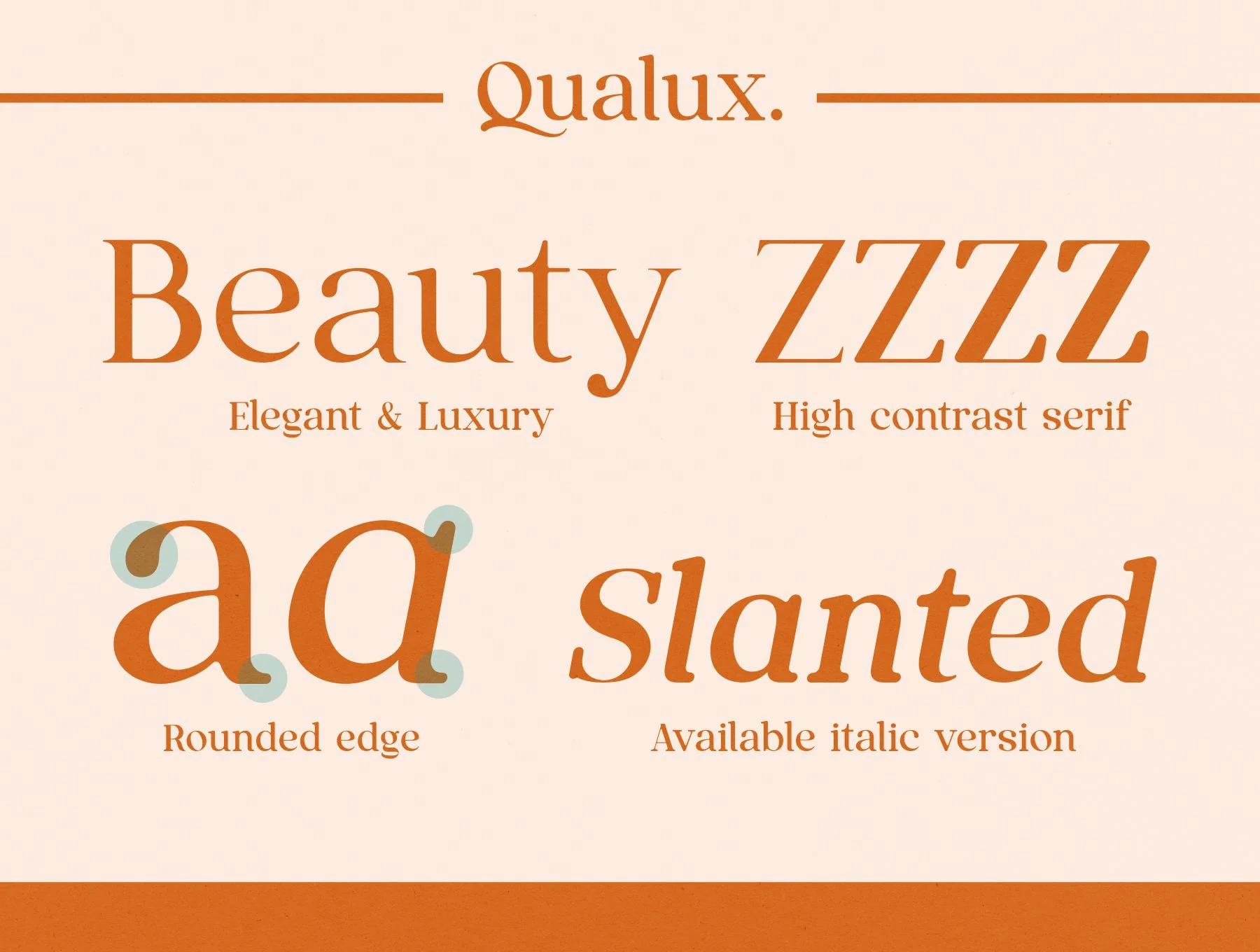 Qualux Fonts Family 5