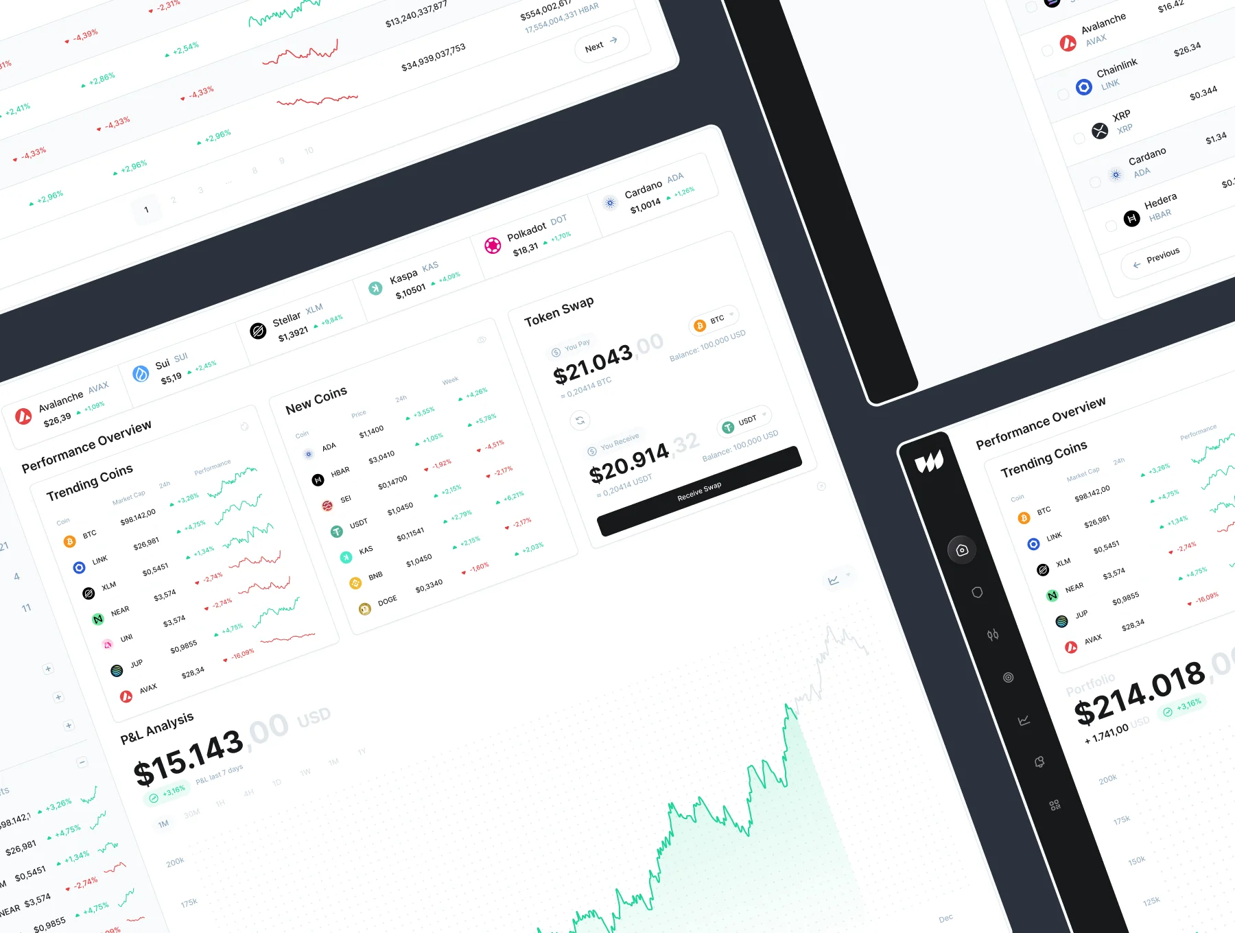 Quantboard - Crypto & Trading Dashboard UI Kit for Figma 5