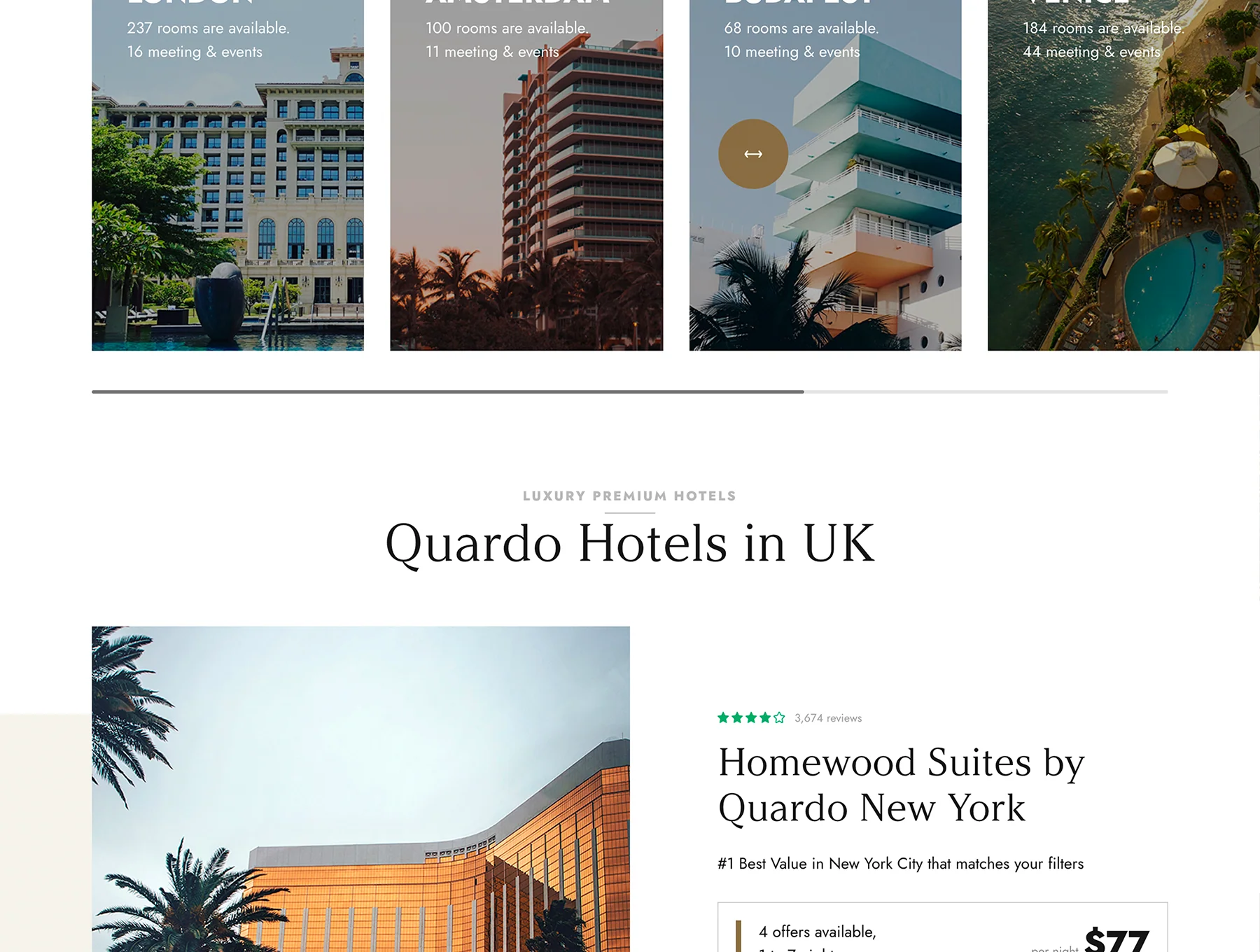 Quardo | Deluxe Hotels WordPress Theme 3