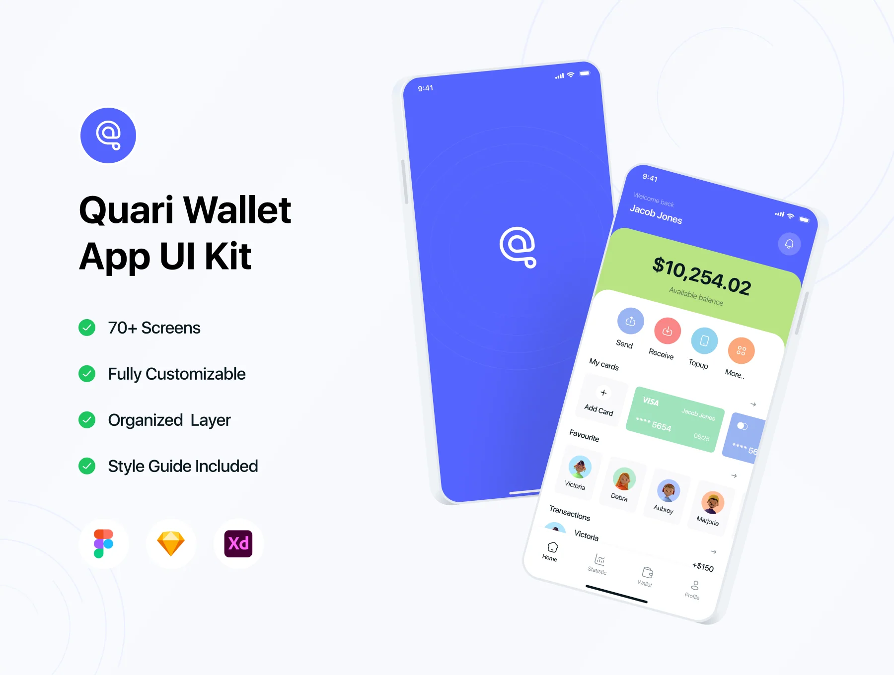 Quari Wallet App UI Kit
