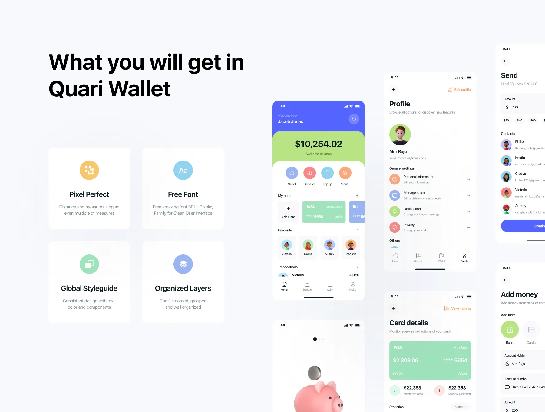 Quari Wallet App UI Kit 2