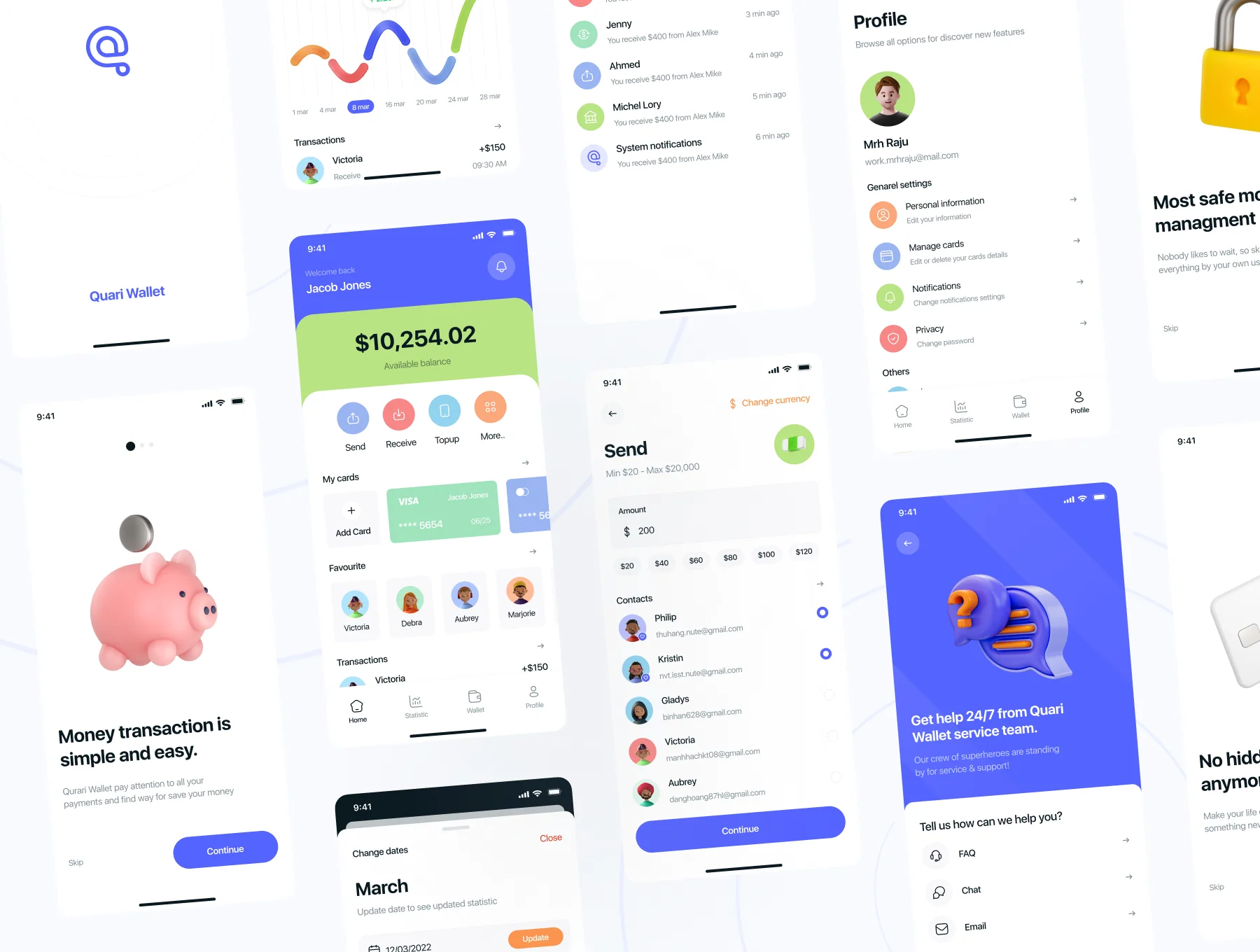 Quari Wallet App UI Kit 6