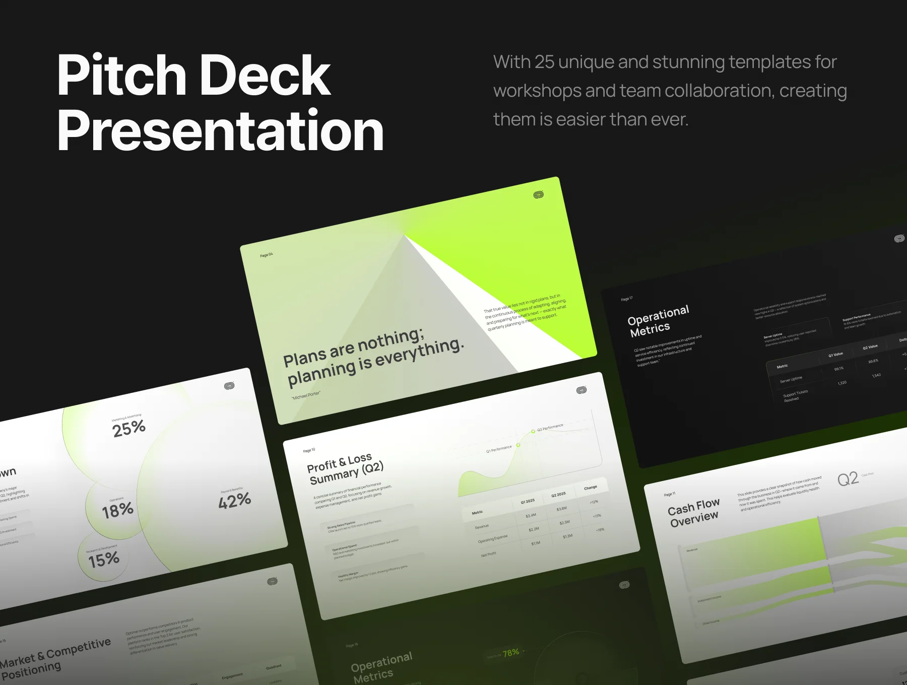 Quarterly Report Presentation Template – “Navigating  Q2 with Clarity” 2