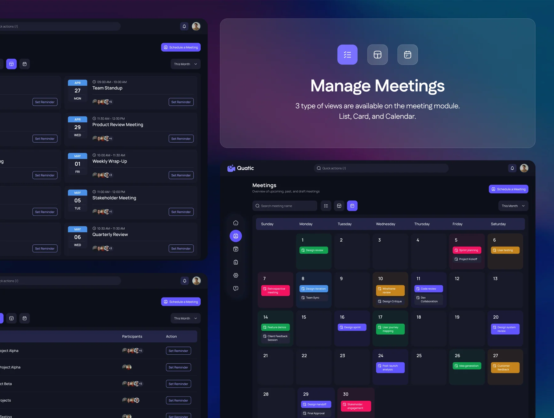 Quatic – AI-Powered Meeting Assistant UI Kit 5