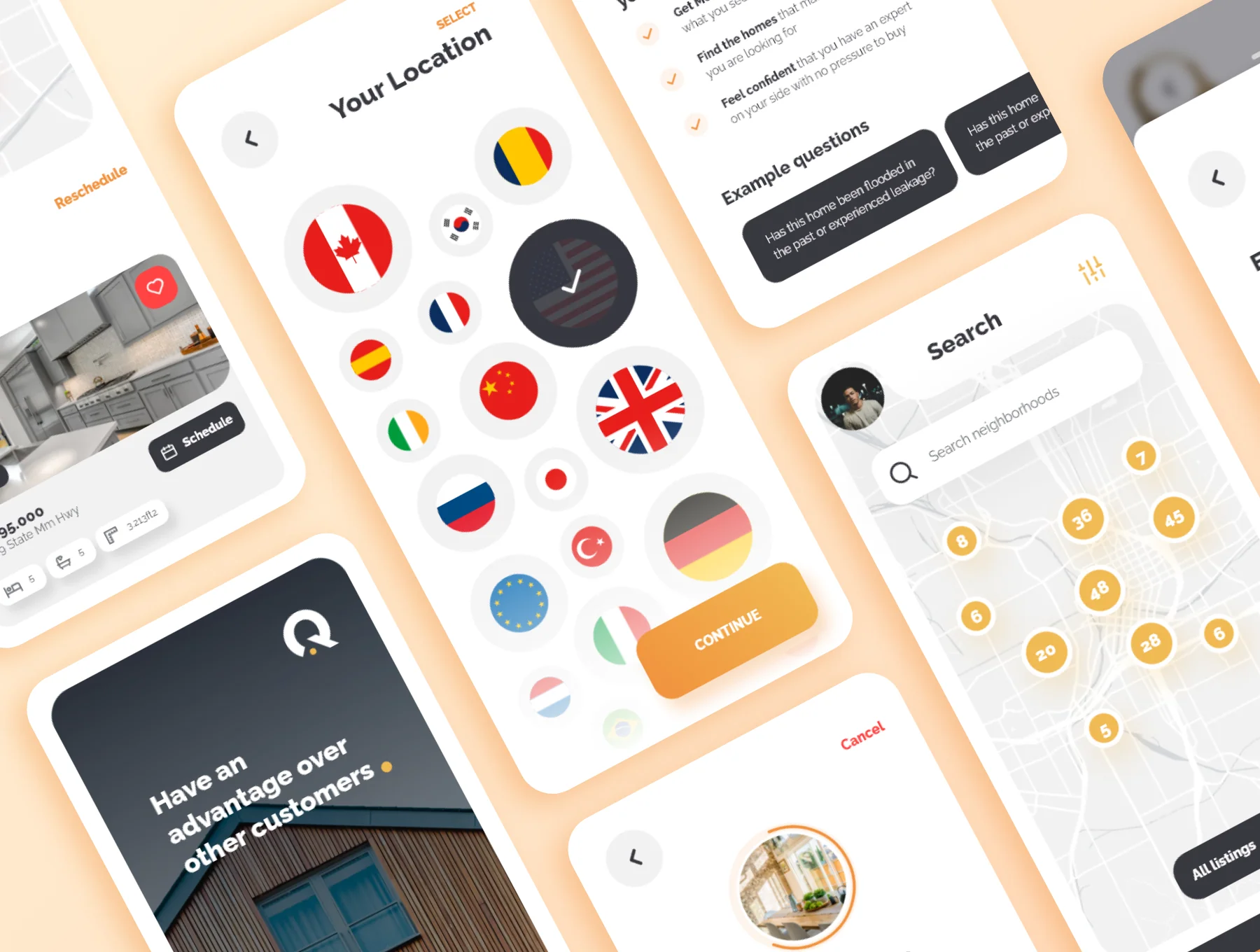 Quba - Real Estate Application UI Kit for Adobe XD 5