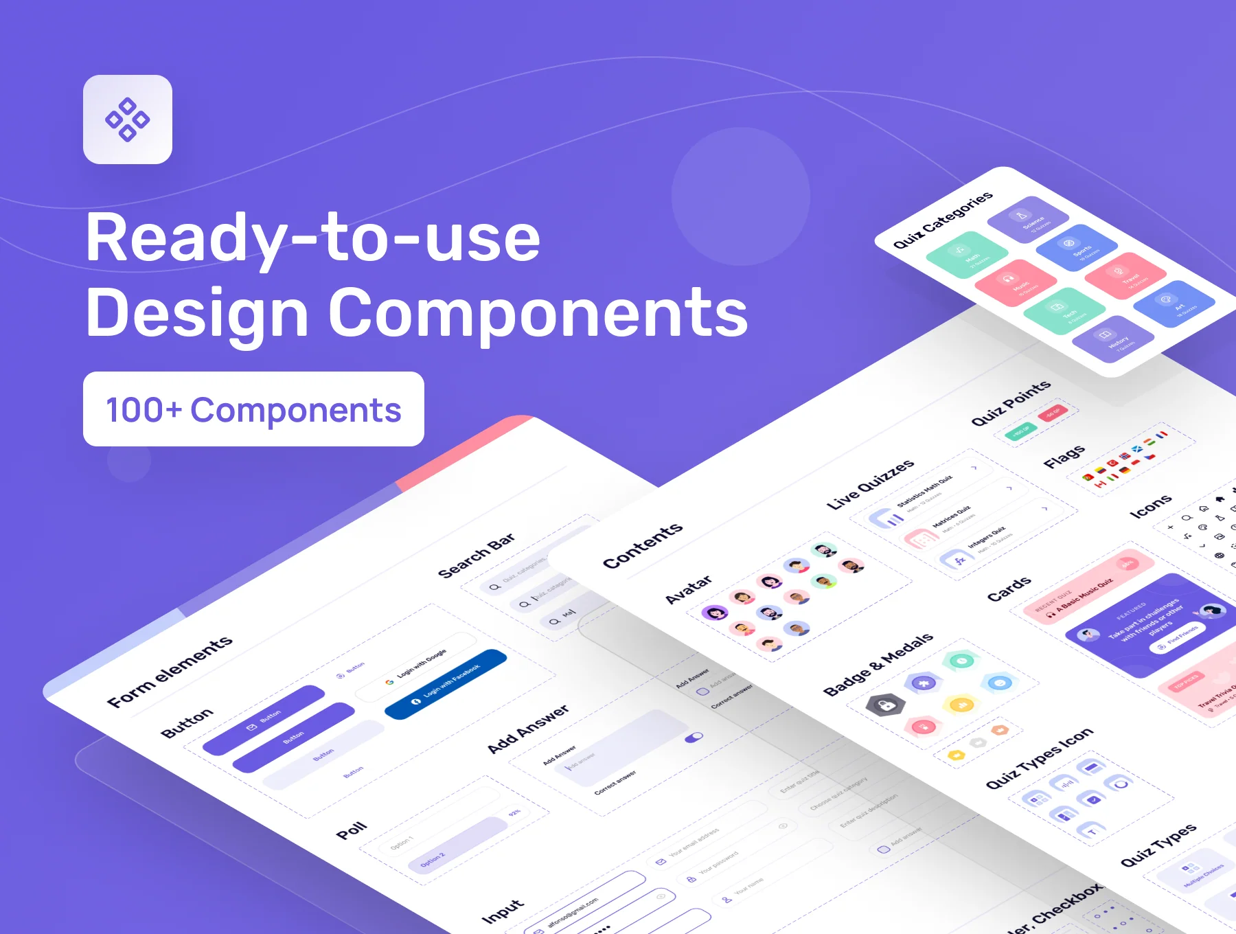 Queezy - Quiz App UI Kit 7
