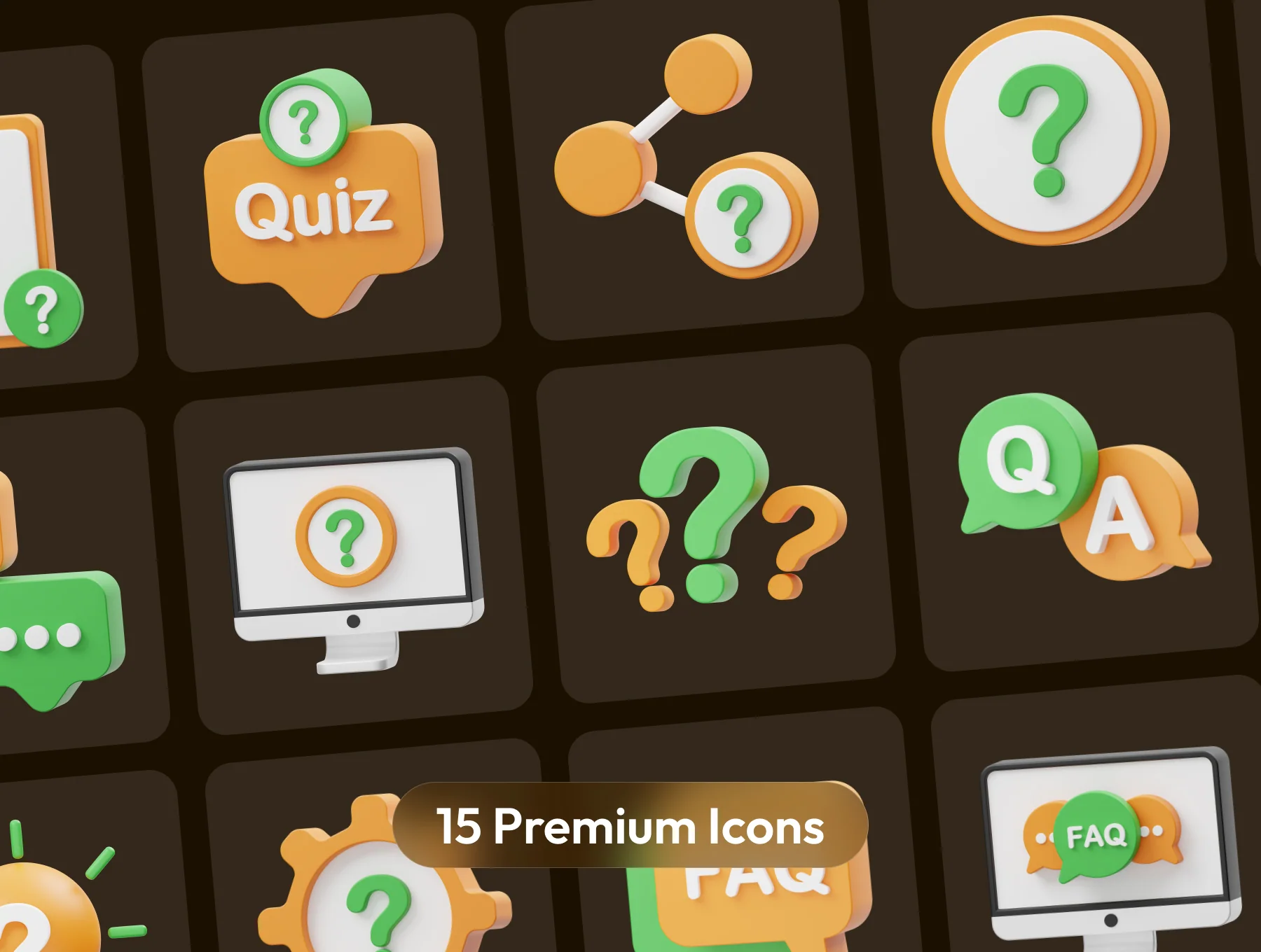 Question Mark 3D Icon 5