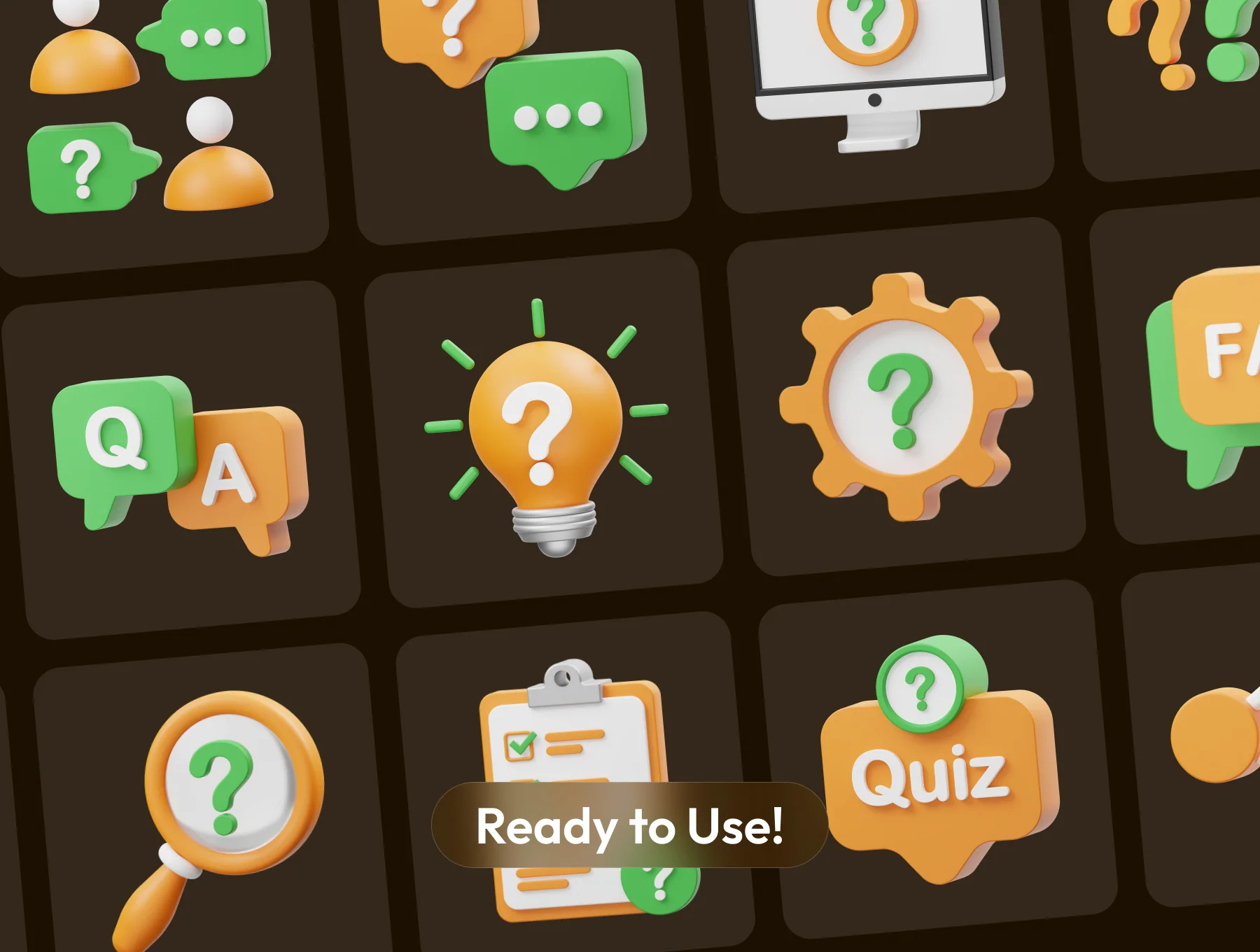 Question Mark 3D Icon 6
