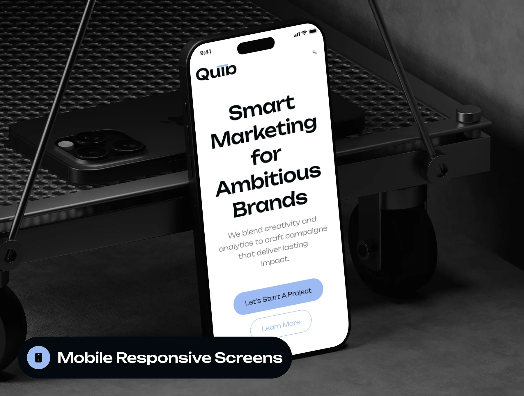 Quib - Marketing Agency Website UI Kit 7