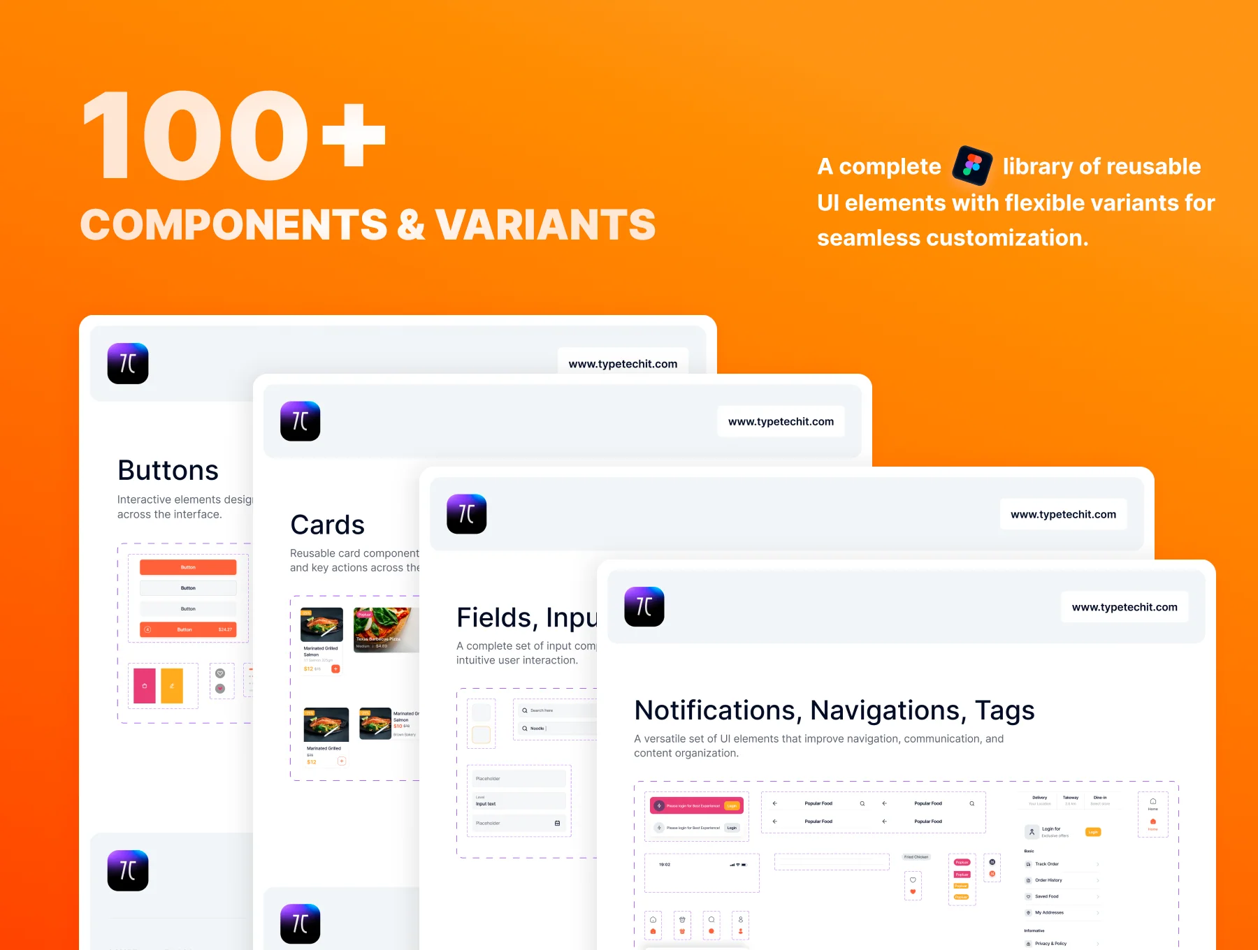 Quick Chicken Food Delivery UI Kit – Restaurant & Ordering App Design 4