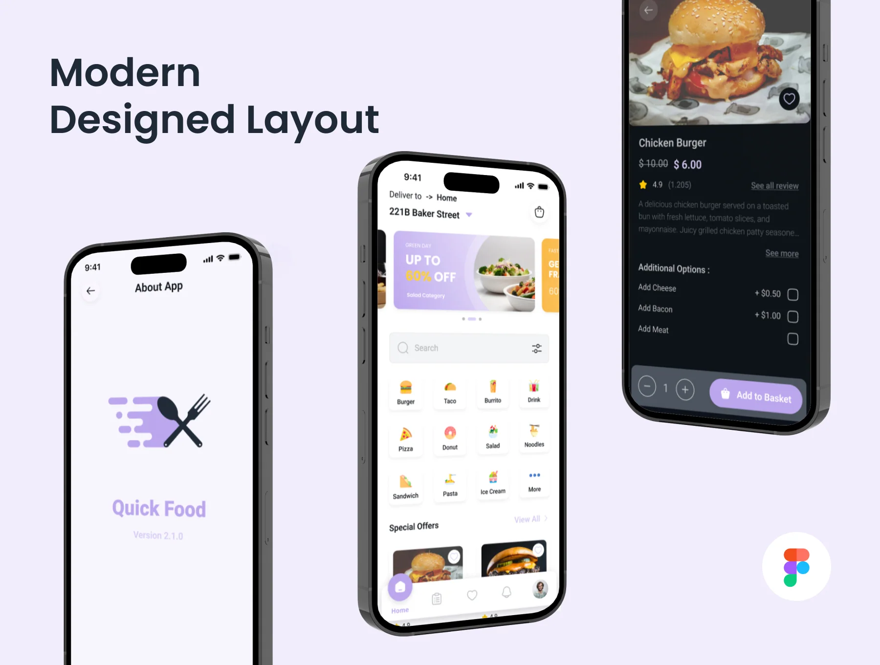 Quick Food - Food Delivery Mobile App UI Kit 9