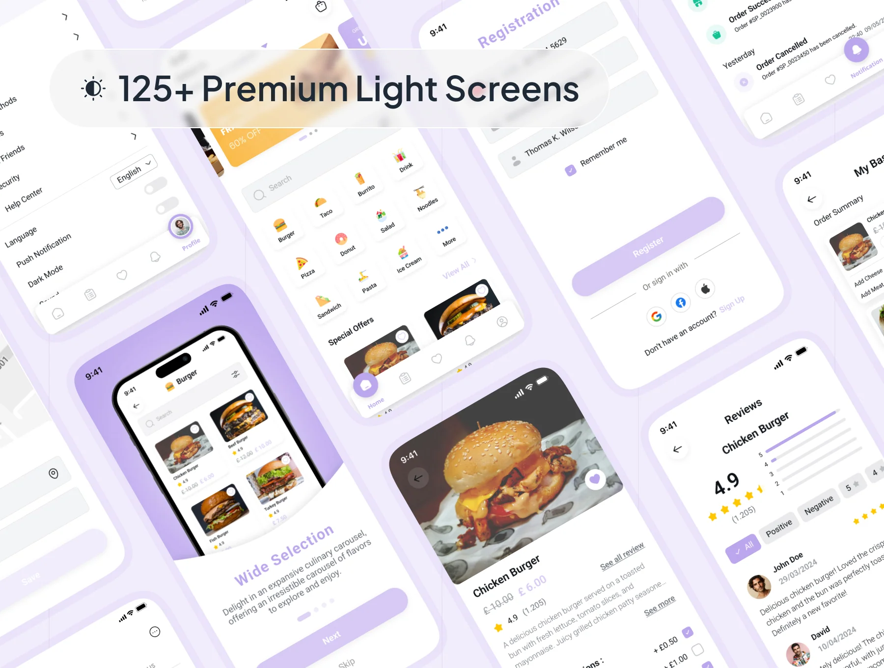 Quick Food - Food Delivery Mobile App UI Kit 5