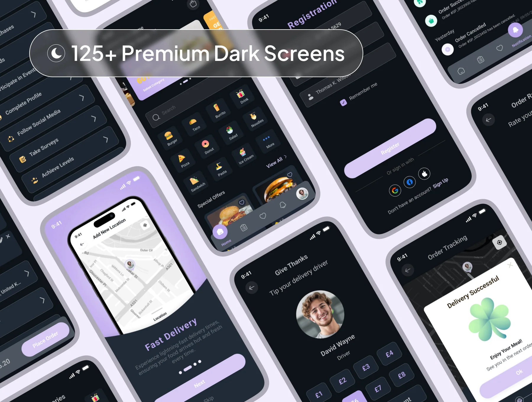 Quick Food - Food Delivery Mobile App UI Kit 7