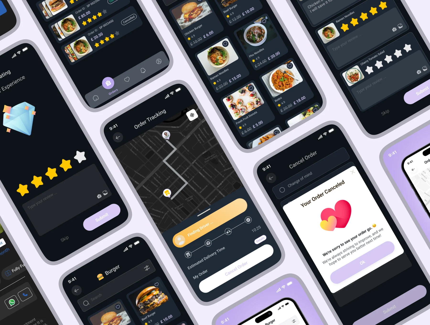 Quick Food - Food Delivery Mobile App UI Kit 8